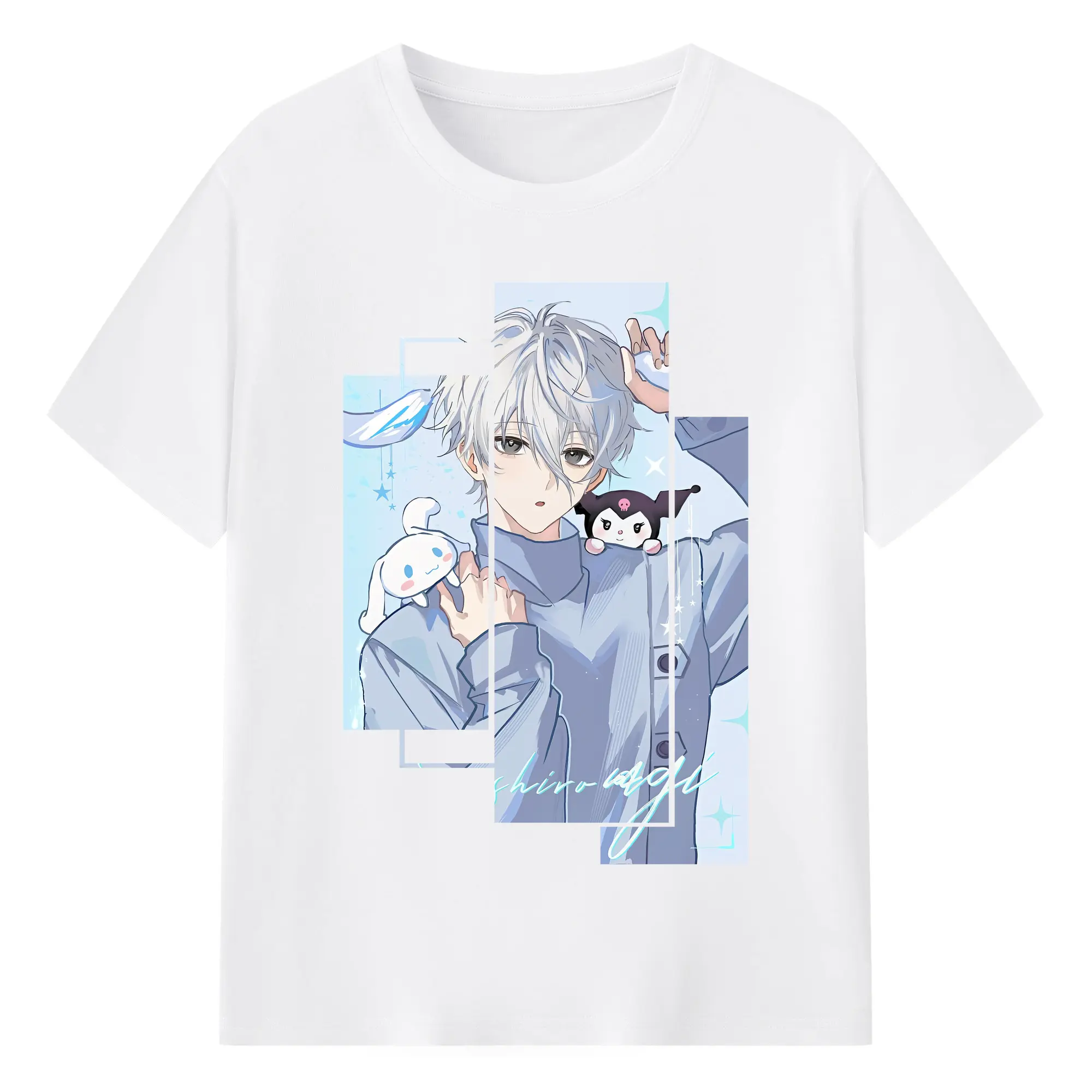 ブルーロック グッズ 凪 誠士郎 - 綿100％ 半袖Tシャツ ・ フロントプリント ・ 快適 通気性 ・ 日常使い 散歩 スポーツ用