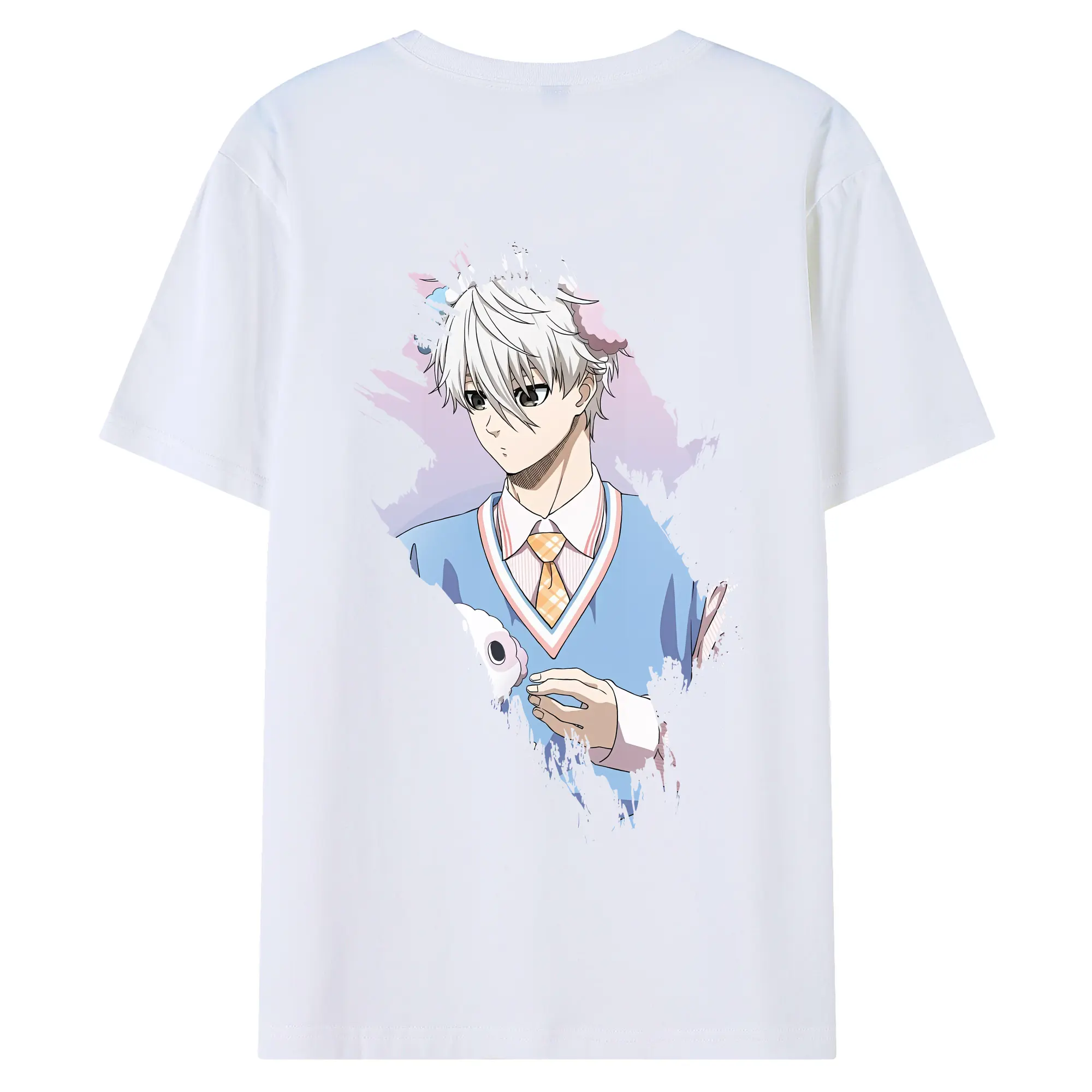 ブルーロック グッズ 凪 誠士郎 - 綿100％ 半袖Tシャツ ・ バックプリント ・ 快適 通気性 ・ 日常使い 散歩 スポーツ用