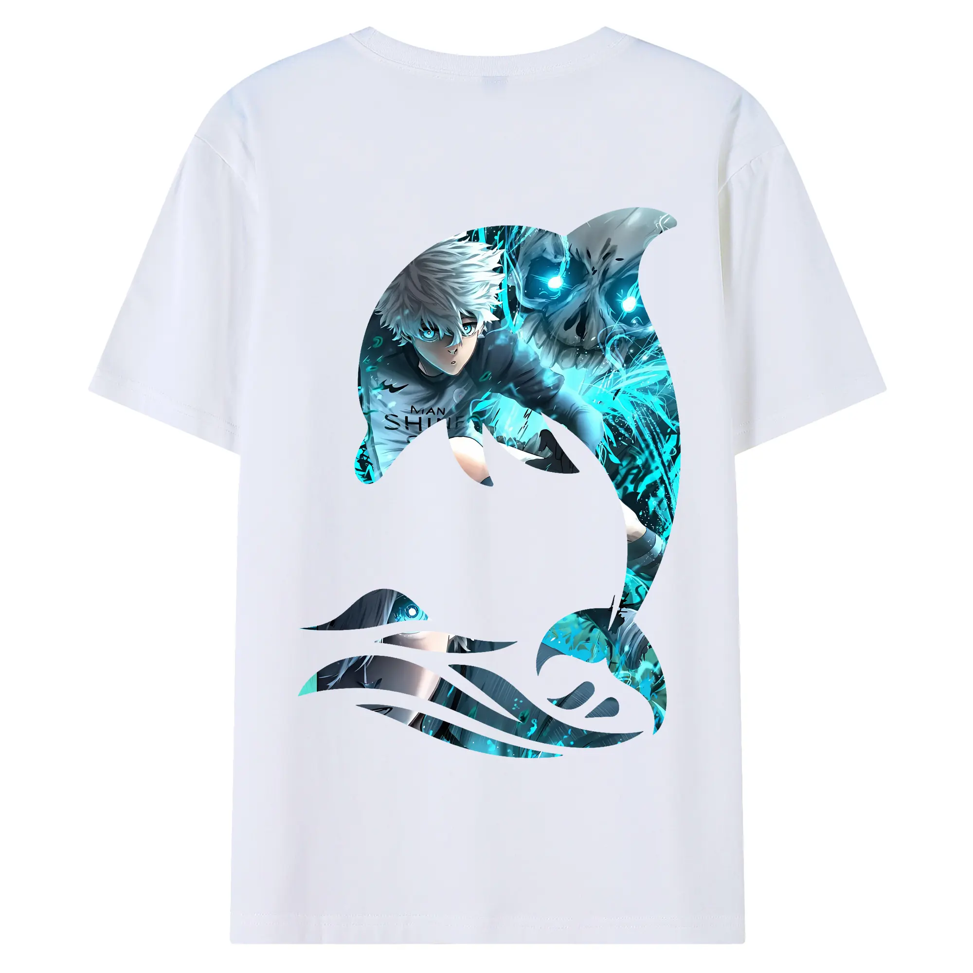 ブルーロック グッズ 凪 誠士郎 - 綿100％ 半袖Tシャツ ・ バックプリント ・ 快適 通気性 ・ 日常使い 散歩 スポーツ用