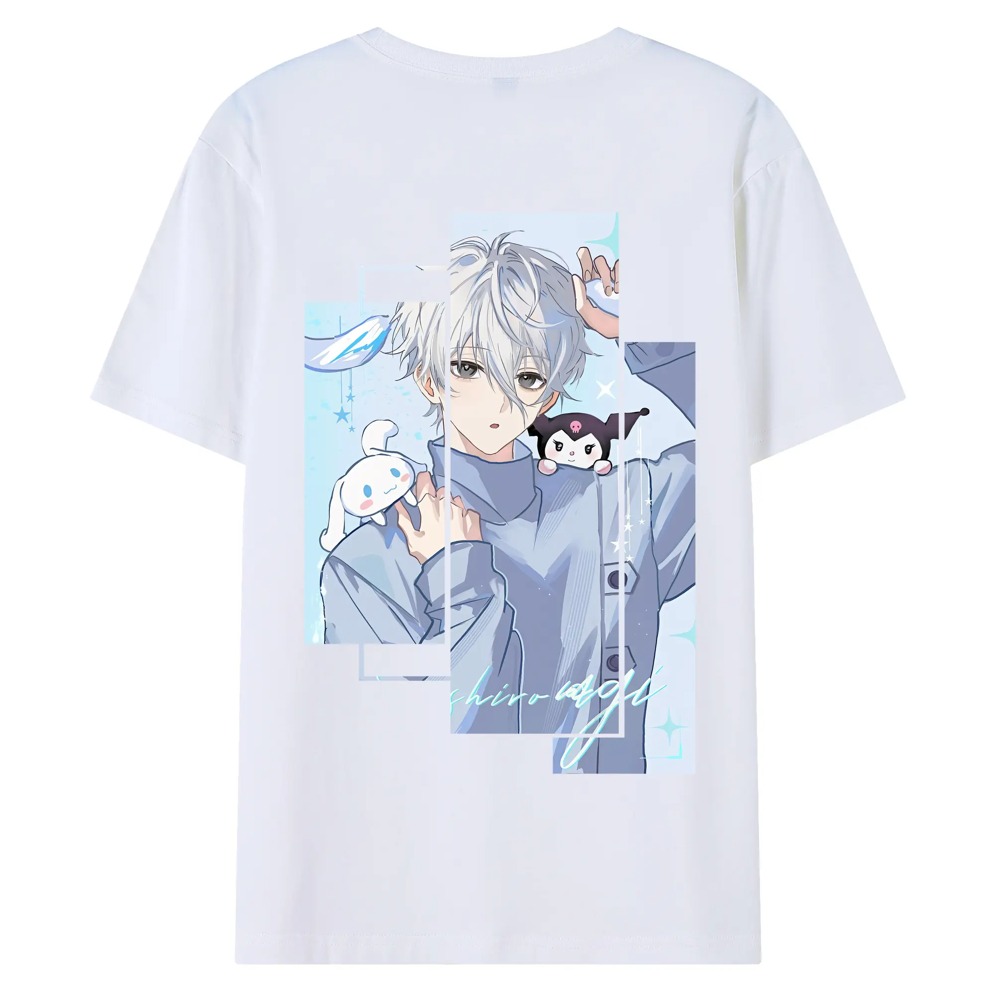 ブルーロック グッズ 凪 誠士郎 - 綿100％ 半袖Tシャツ ・ バックプリント ・ 快適 通気性 ・ 日常使い 散歩 スポーツ用