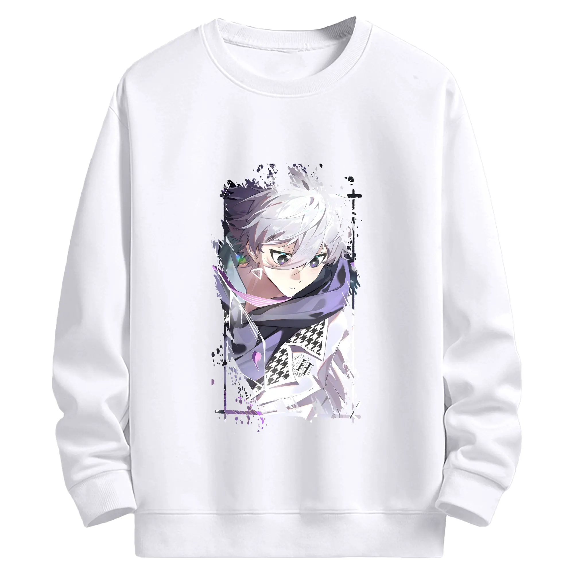 ブルーロック グッズ 凪 誠士郎 - 高品質 クルーネック スウェット ・ コットン59％ ポリエステル41％ ・ ユニセックス 長袖 トレーナー ・ カジュアル デイリー スポーツ 散歩用