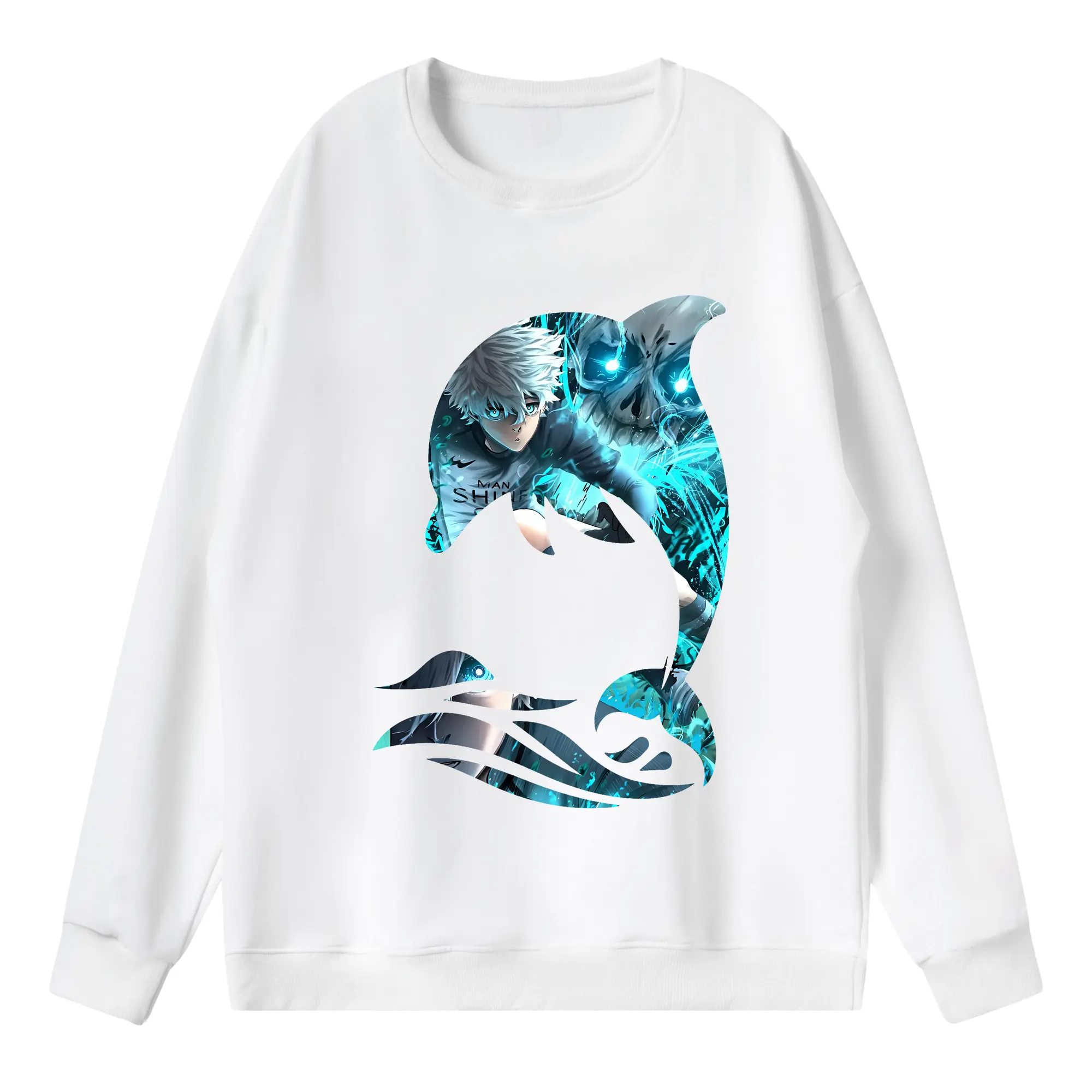 ブルーロック グッズ 凪 誠士郎 - 薄手 クルーネック スウェット 裏毛260g · ポリエステル 春秋向け カジュアル 男女兼用 · トレーナー デイリー スポーツ 散歩に最適