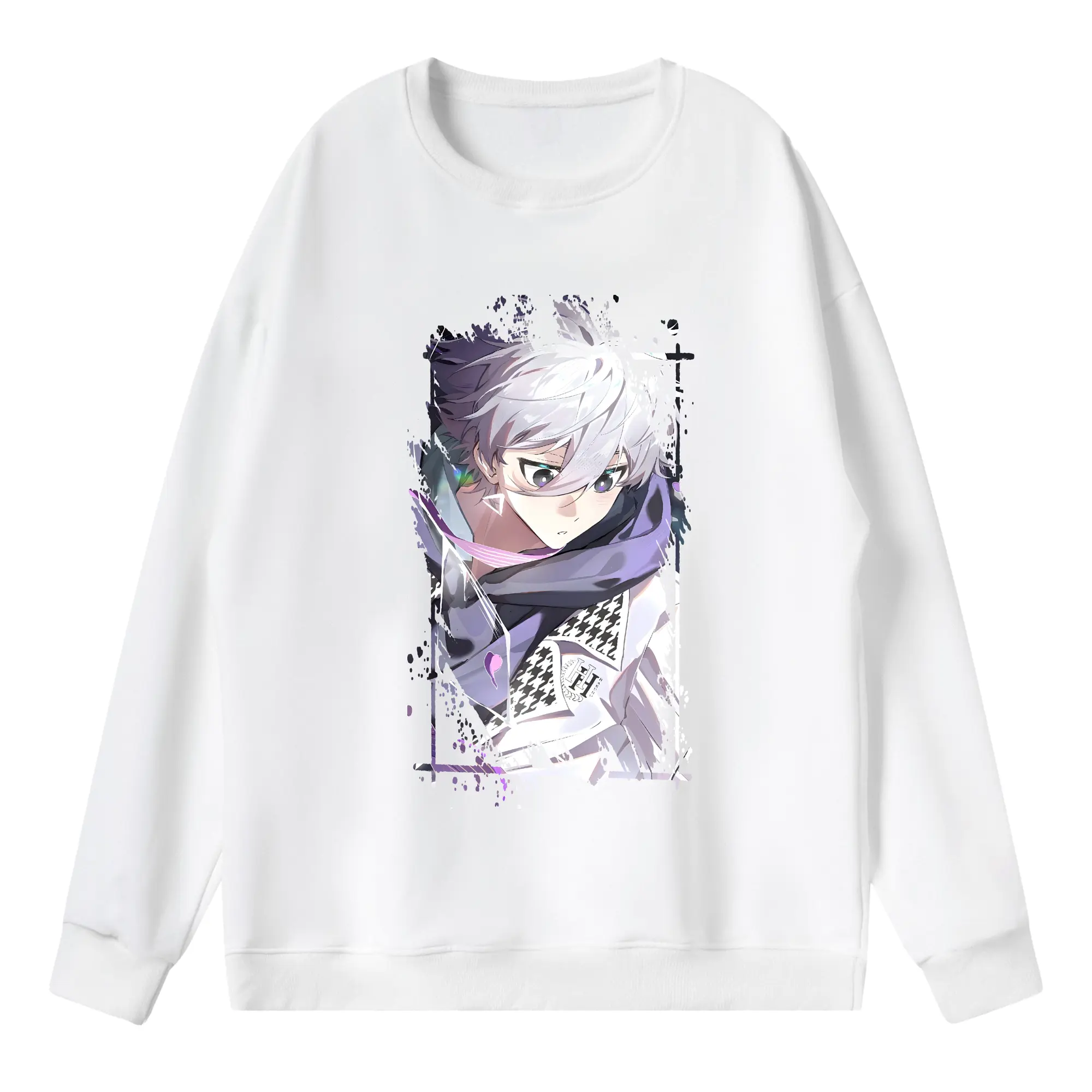 ブルーロック グッズ 凪 誠士郎 - 薄手 クルーネック スウェット 裏毛260g · ポリエステル 春秋向け カジュアル 男女兼用 · トレーナー デイリー スポーツ 散歩に最適