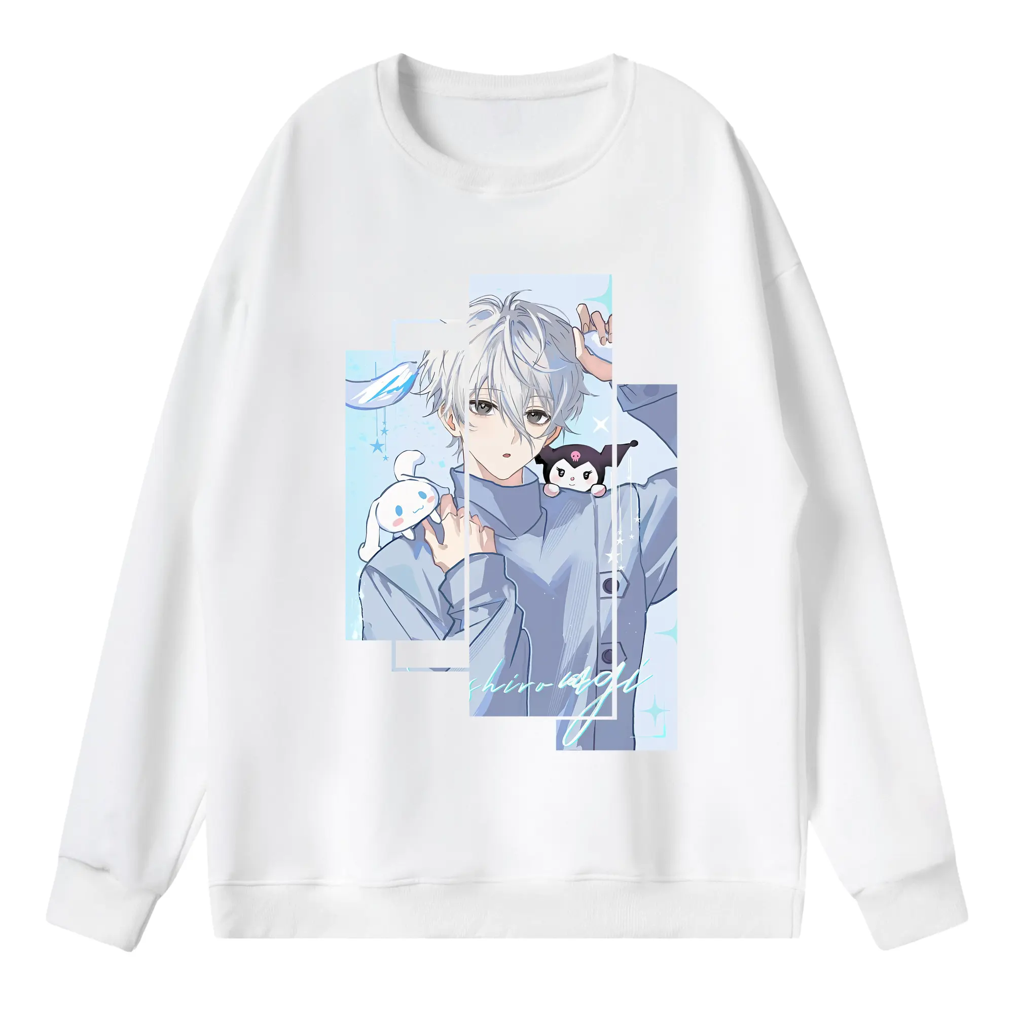 ブルーロック グッズ 凪 誠士郎 - 薄手 クルーネック スウェット 裏毛260g · ポリエステル 春秋向け カジュアル 男女兼用 · トレーナー デイリー スポーツ 散歩に最適