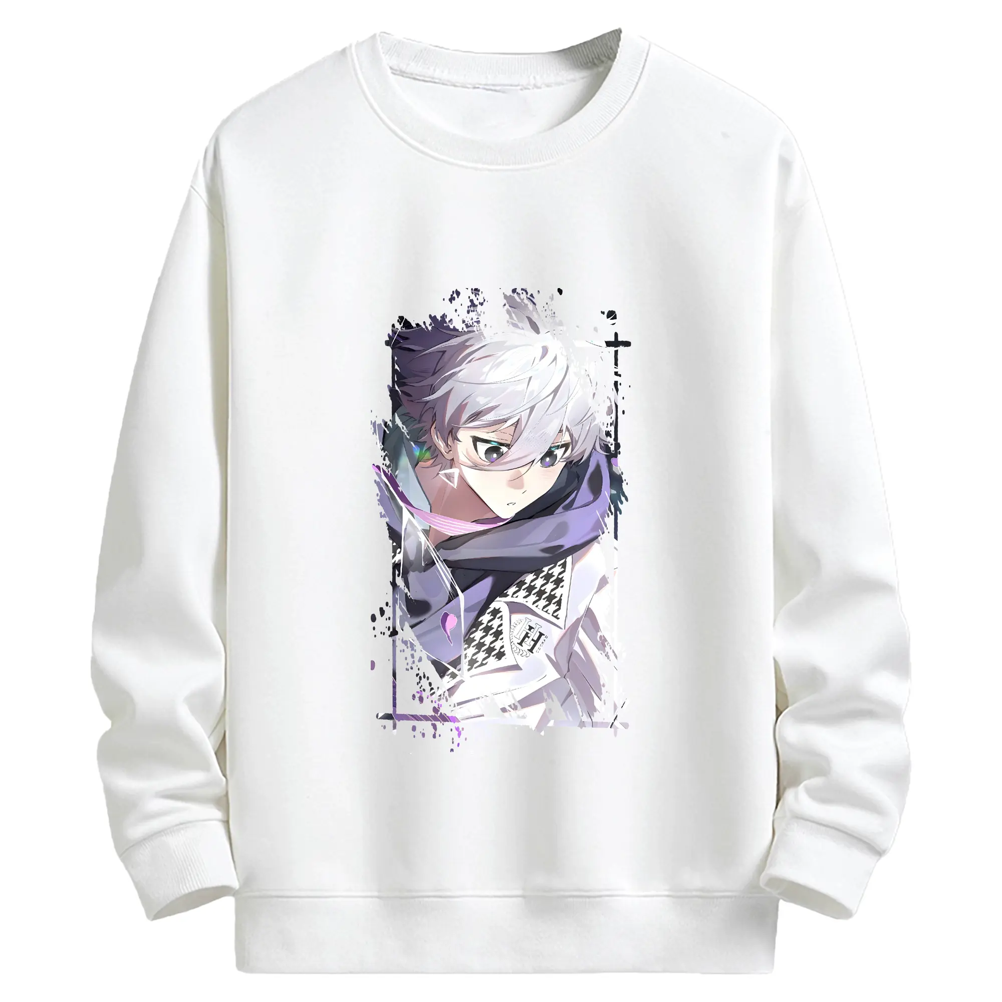 ブルーロック グッズ 凪 誠士郎 - キッズ クルーネックスウェットシャツ ・ フロントプリント ・ 綿80％ ポリエステル20％ ・ 快適 通学 スポーツ 日常使い お散歩用