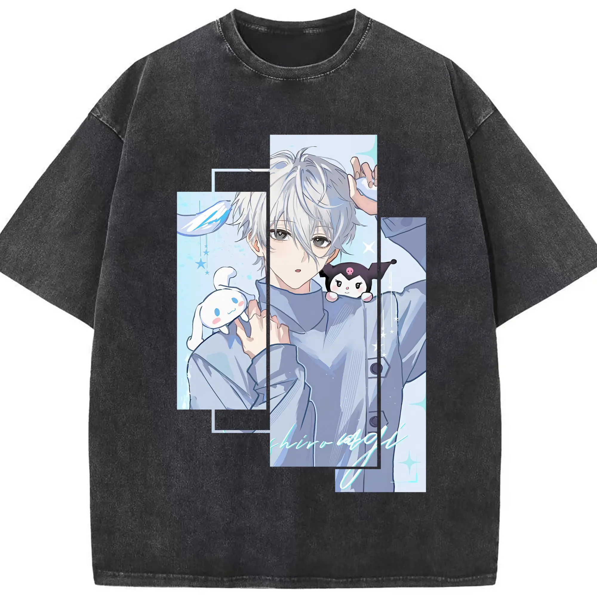 ブルーロック グッズ 凪 誠士郎 - 綿100％ ヴィンテージ風 半袖Tシャツ ・ フロントプリント ・ 柔らか肌触り ・ 通気性 快適 ・ スポーツ カジュアル 外出用