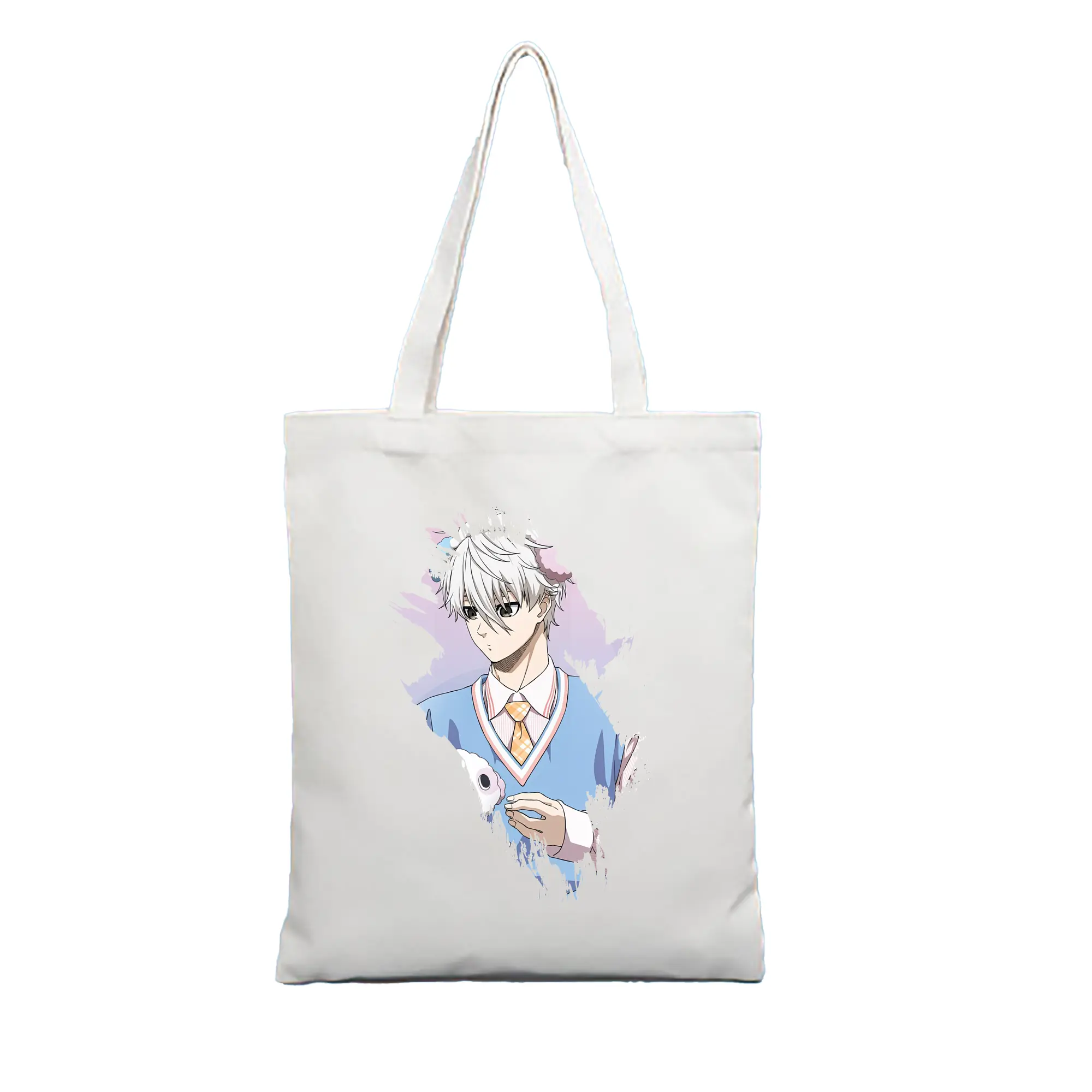 ブルーロック グッズ 凪 誠士郎 - 縦型キャンバス手提げバッグ（トートバッグ） ・ キャンバス素材 ・ ショッピング用 ・ 軽量 丈夫 お手入れ簡単