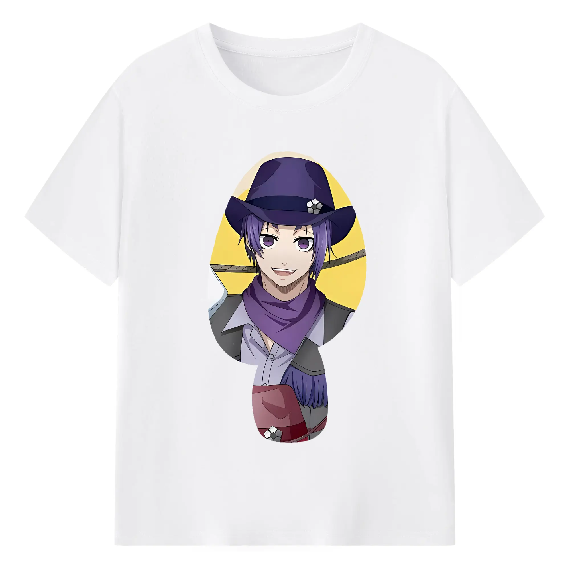 ブルーロック グッズ 御影 玲王 - 綿100％ 半袖Tシャツ ・ フロントプリント ・ 快適 通気性 ・ 日常使い 散歩 スポーツ用