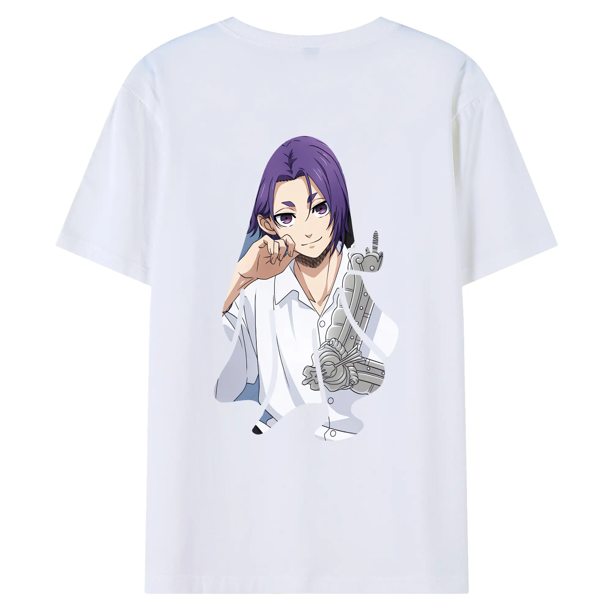 ブルーロック グッズ 御影 玲王 - 綿100％ 半袖Tシャツ ・ バックプリント ・ 快適 通気性 ・ 日常使い 散歩 スポーツ用