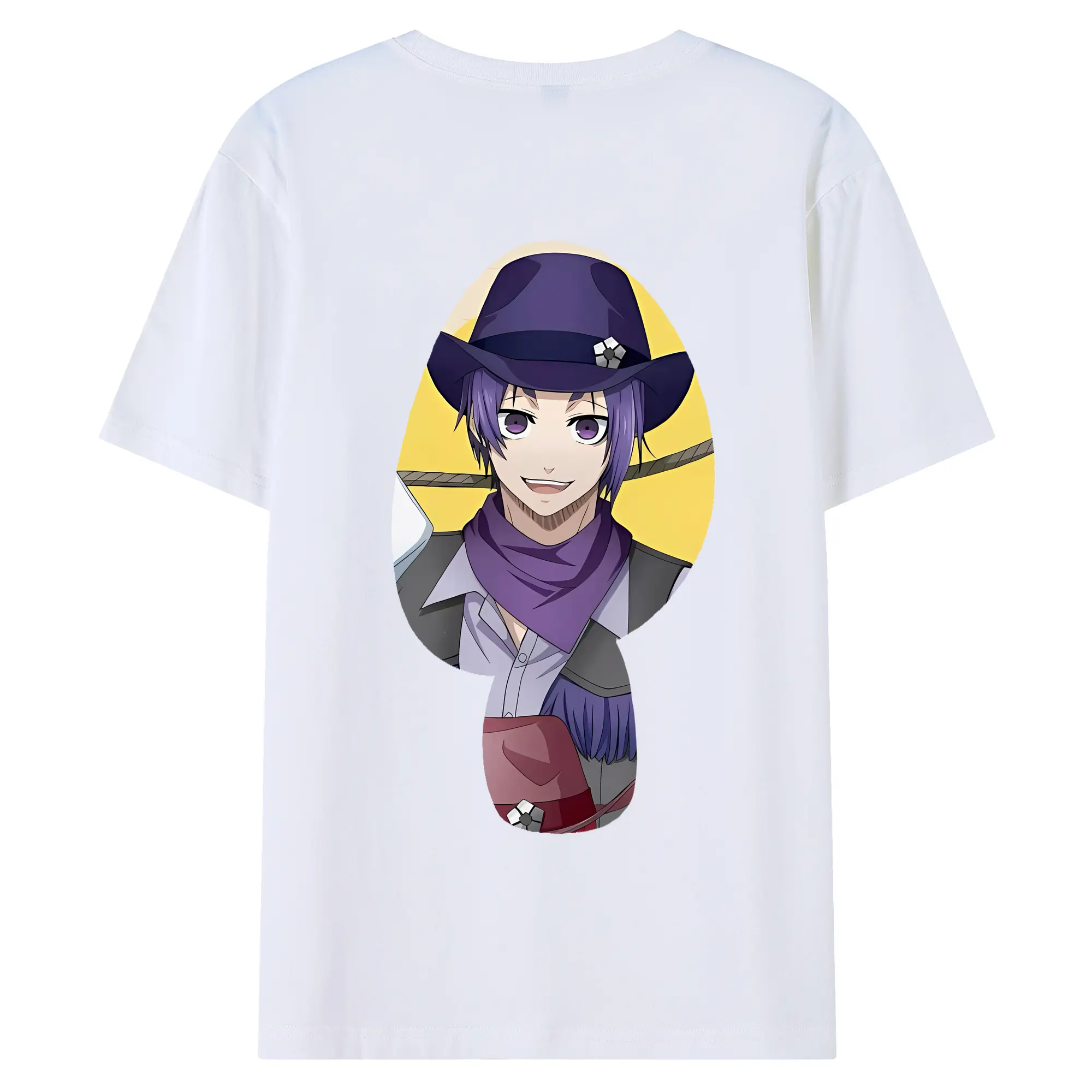 ブルーロック グッズ 御影 玲王 - 綿100％ 半袖Tシャツ ・ バックプリント ・ 快適 通気性 ・ 日常使い 散歩 スポーツ用