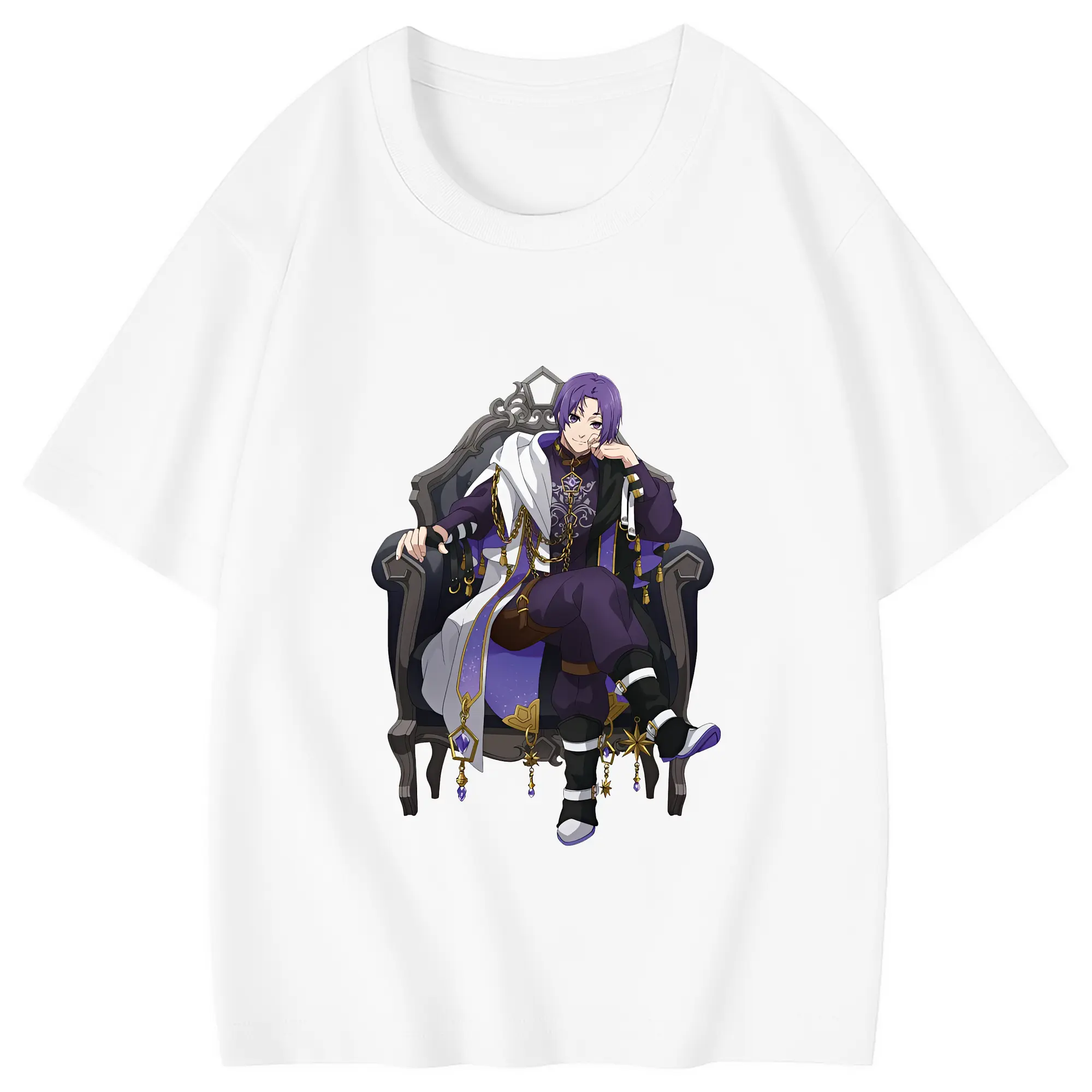 ブルーロック グッズ 御影 玲王 - 綿100％ キッズTシャツ ・ フロントプリント ・ 快適 通気性 ・ スポーツ カジュアル 散歩用