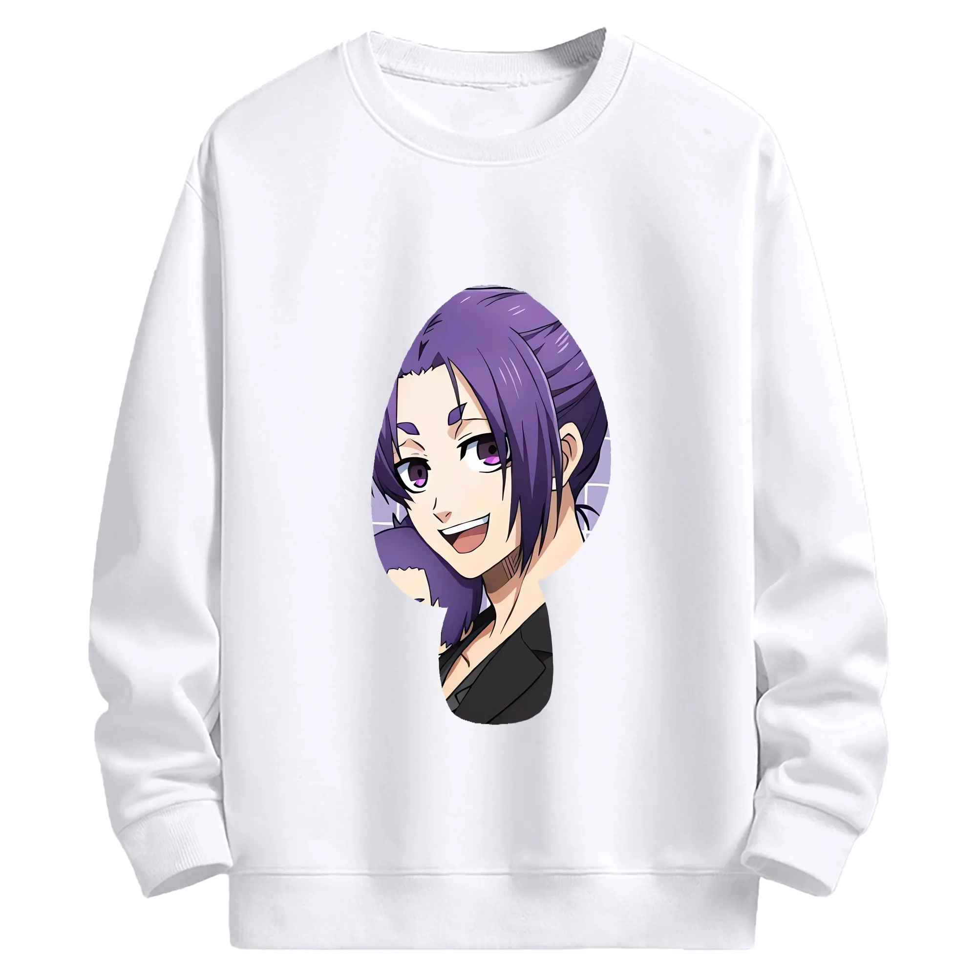 ブルーロック グッズ 御影 玲王 - 高品質 クルーネック スウェット ・ コットン59％ ポリエステル41％ ・ ユニセックス 長袖 トレーナー ・ カジュアル デイリー スポーツ 散歩用