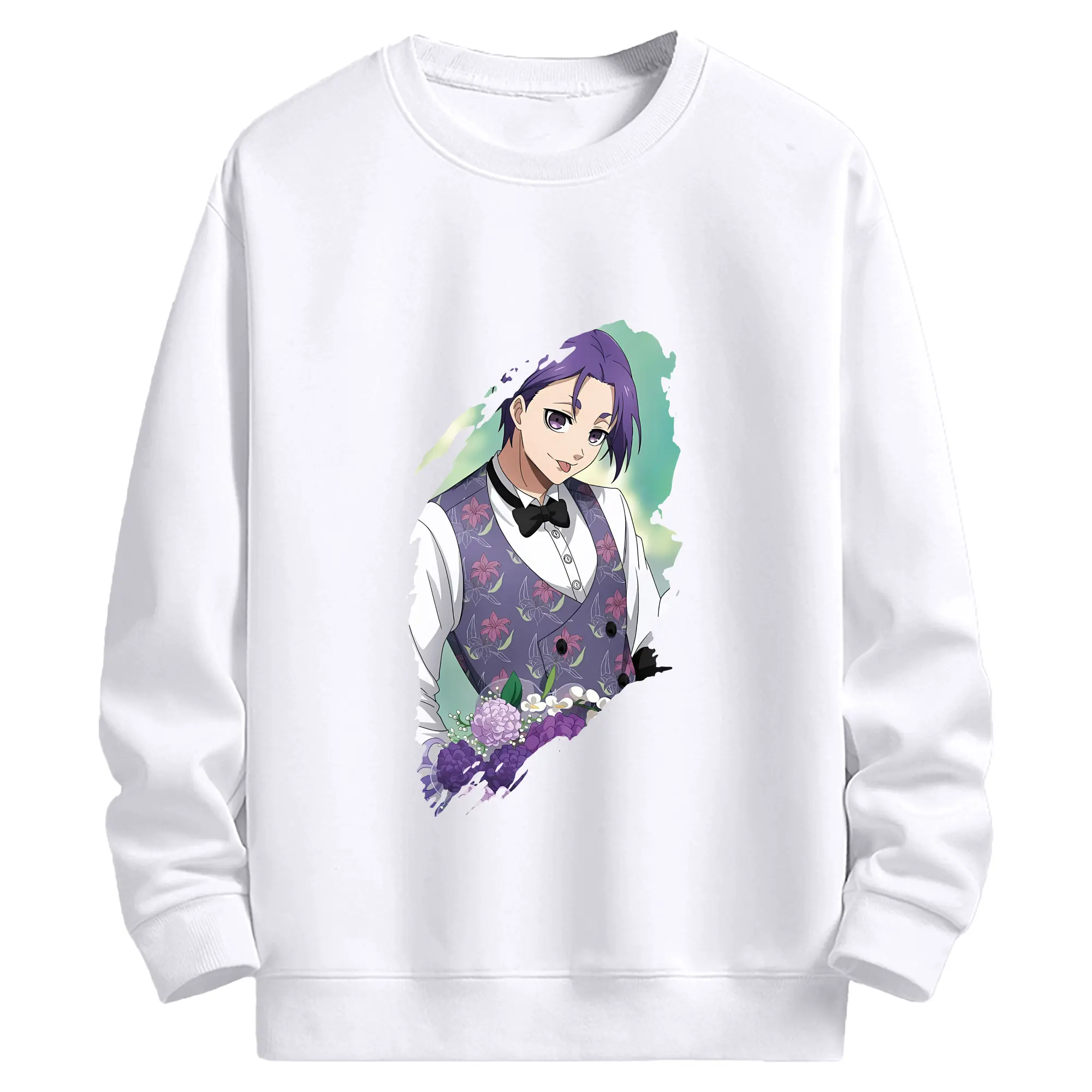 ブルーロック グッズ 御影 玲王 - 高品質 クルーネック スウェット ・ コットン59％ ポリエステル41％ ・ ユニセックス 長袖 トレーナー ・ カジュアル デイリー スポーツ 散歩用