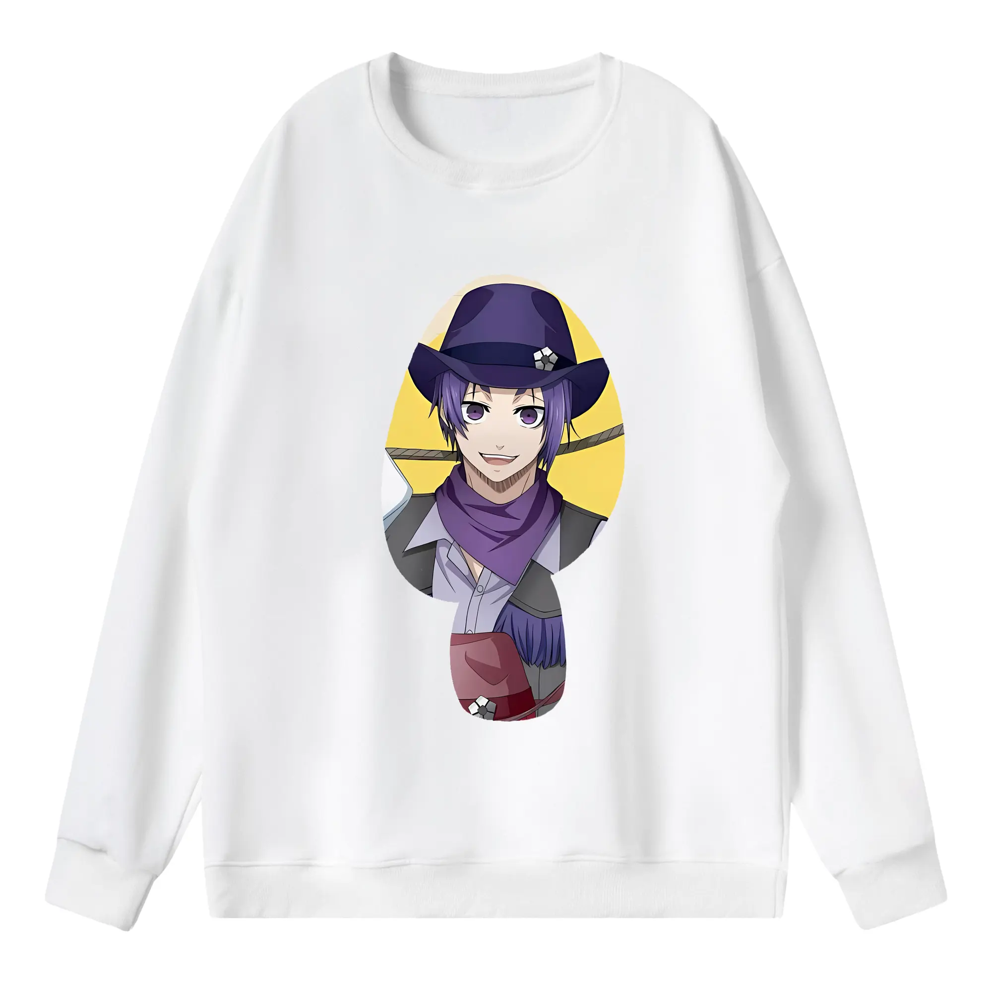 ブルーロック グッズ 御影 玲王 - 薄手 クルーネック スウェット 裏毛260g · ポリエステル 春秋向け カジュアル 男女兼用 · トレーナー デイリー スポーツ 散歩に最適