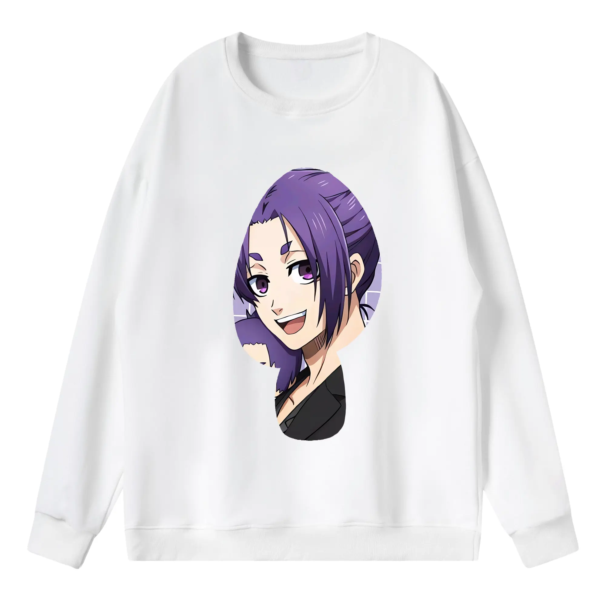 ブルーロック グッズ 御影 玲王 - 薄手 クルーネック スウェット 裏毛260g · ポリエステル 春秋向け カジュアル 男女兼用 · トレーナー デイリー スポーツ 散歩に最適
