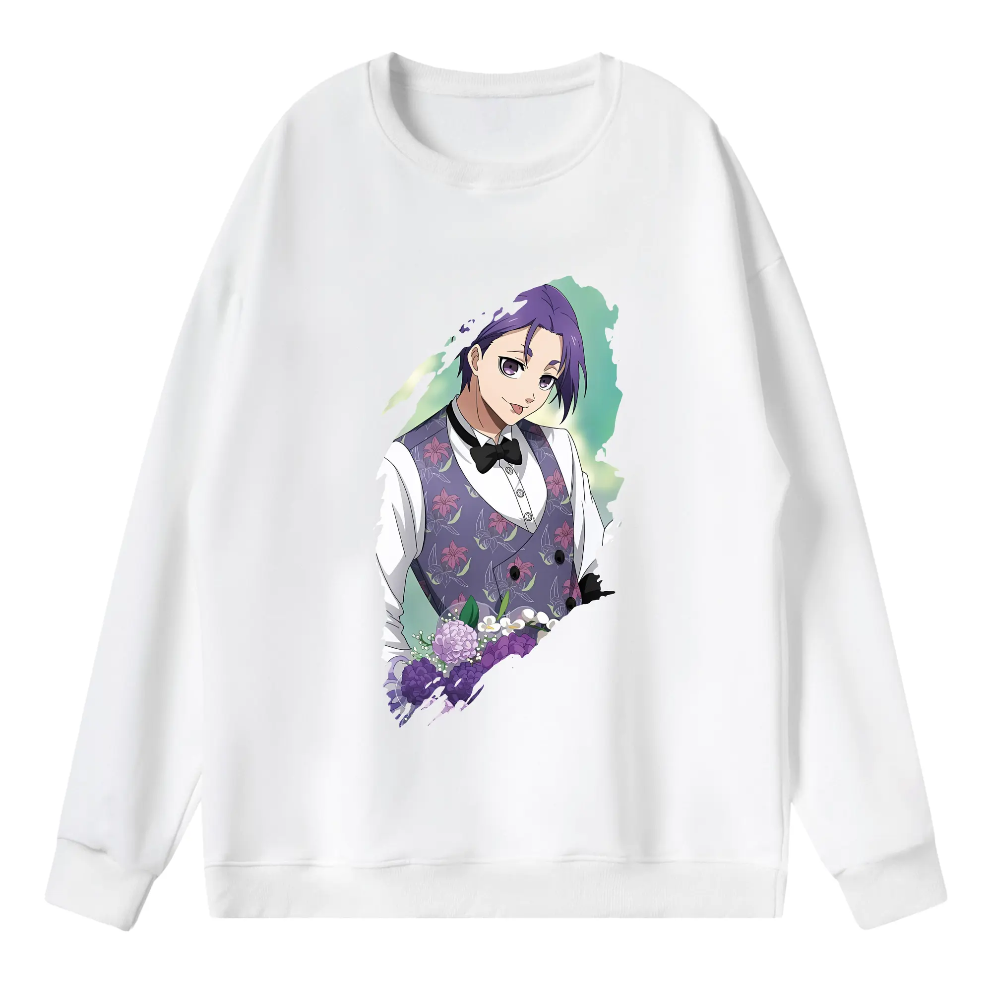 ブルーロック グッズ 御影 玲王 - 薄手 クルーネック スウェット 裏毛260g · ポリエステル 春秋向け カジュアル 男女兼用 · トレーナー デイリー スポーツ 散歩に最適