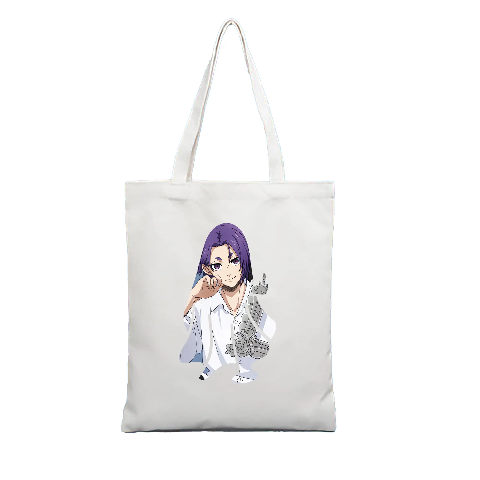 ブルーロック グッズ 御影 玲王 - 縦型キャンバス手提げバッグ（トートバッグ） ・ キャンバス素材 ・ ショッピング用 ・ 軽量 丈夫 お手入れ簡単