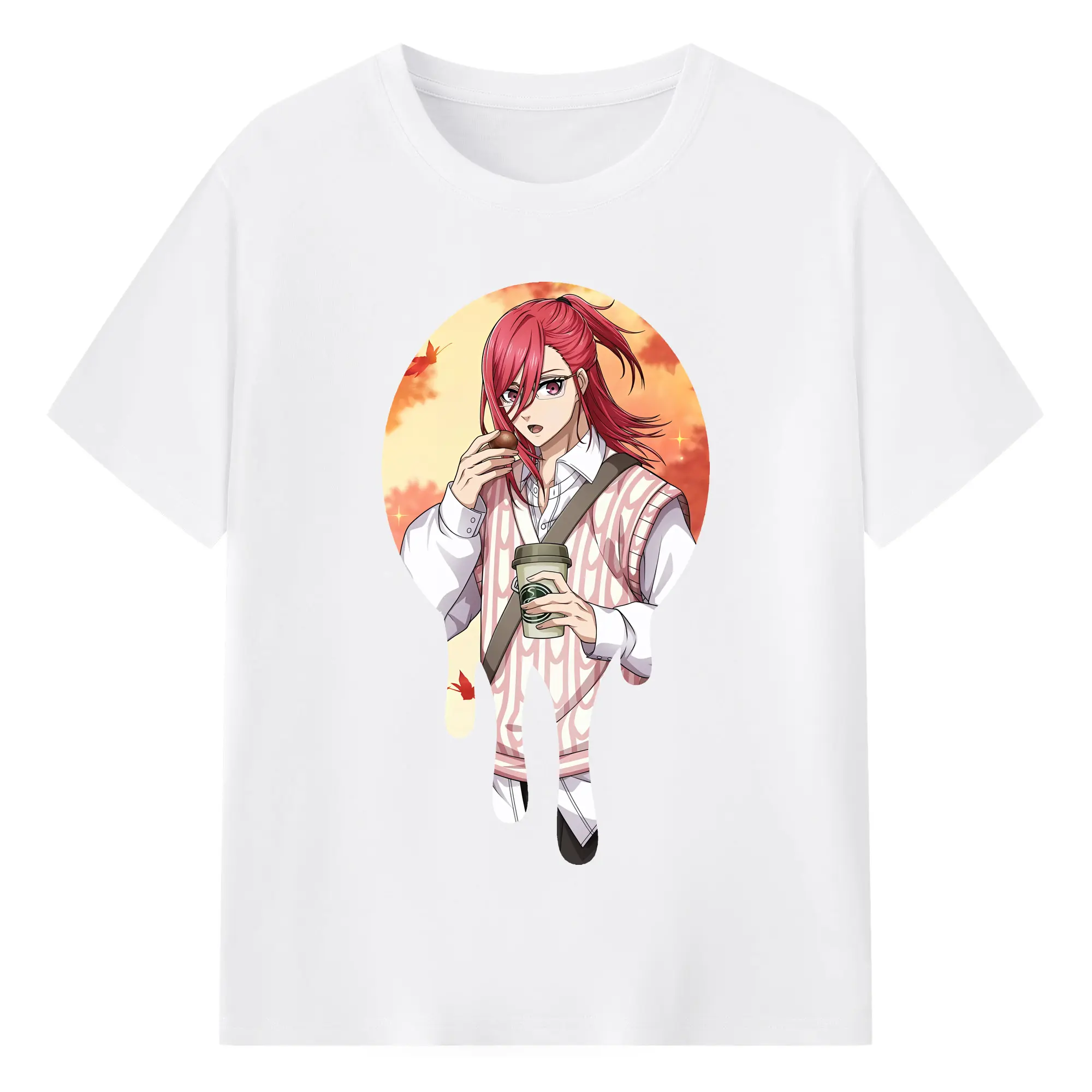 ブルーロック グッズ 千切 豹馬 - 綿100％ 半袖Tシャツ ・ フロントプリント ・ 快適 通気性 ・ 日常使い 散歩 スポーツ用