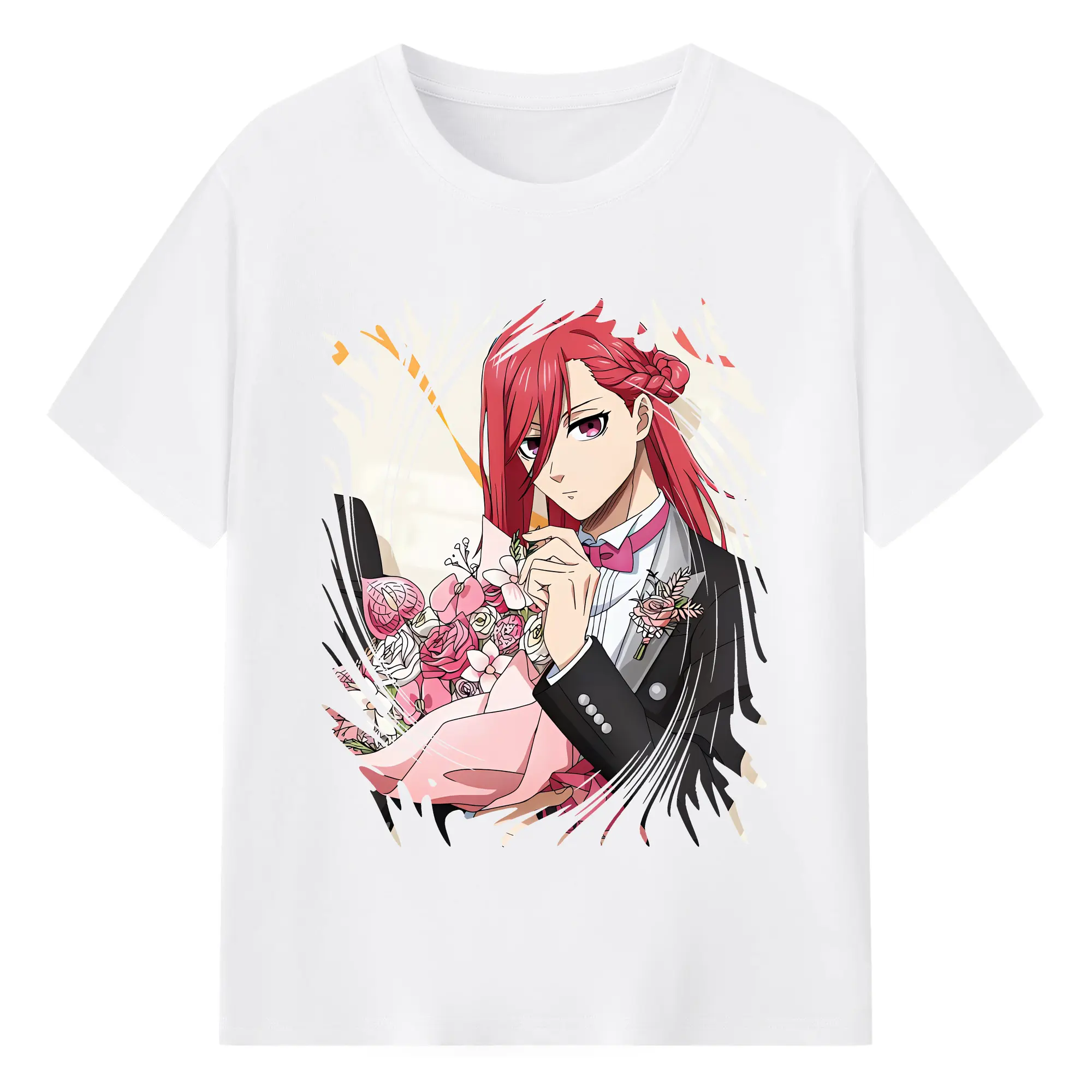 ブルーロック グッズ 千切 豹馬 - 綿100％ 半袖Tシャツ ・ フロントプリント ・ 快適 通気性 ・ 日常使い 散歩 スポーツ用