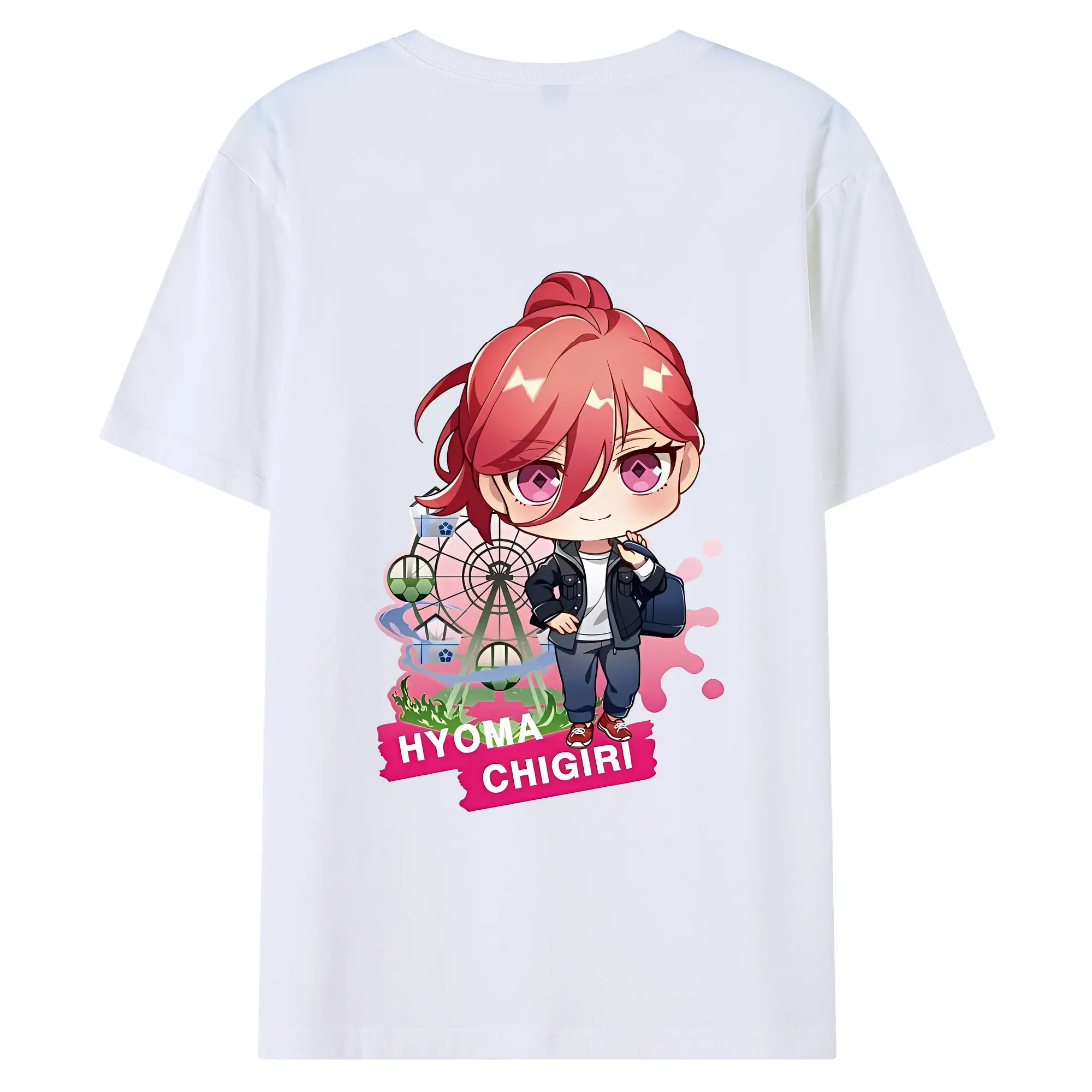 ブルーロック グッズ 千切 豹馬 - 綿100％ 半袖Tシャツ ・ バックプリント ・ 快適 通気性 ・ 日常使い 散歩 スポーツ用