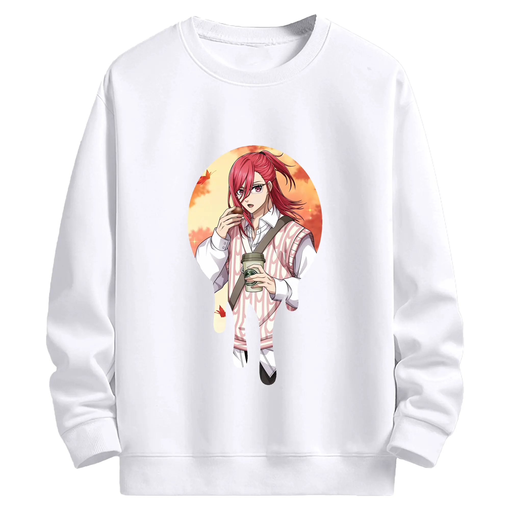 ブルーロック グッズ 千切 豹馬 - 高品質 クルーネック スウェット ・ コットン59％ ポリエステル41％ ・ ユニセックス 長袖 トレーナー ・ カジュアル デイリー スポーツ 散歩用