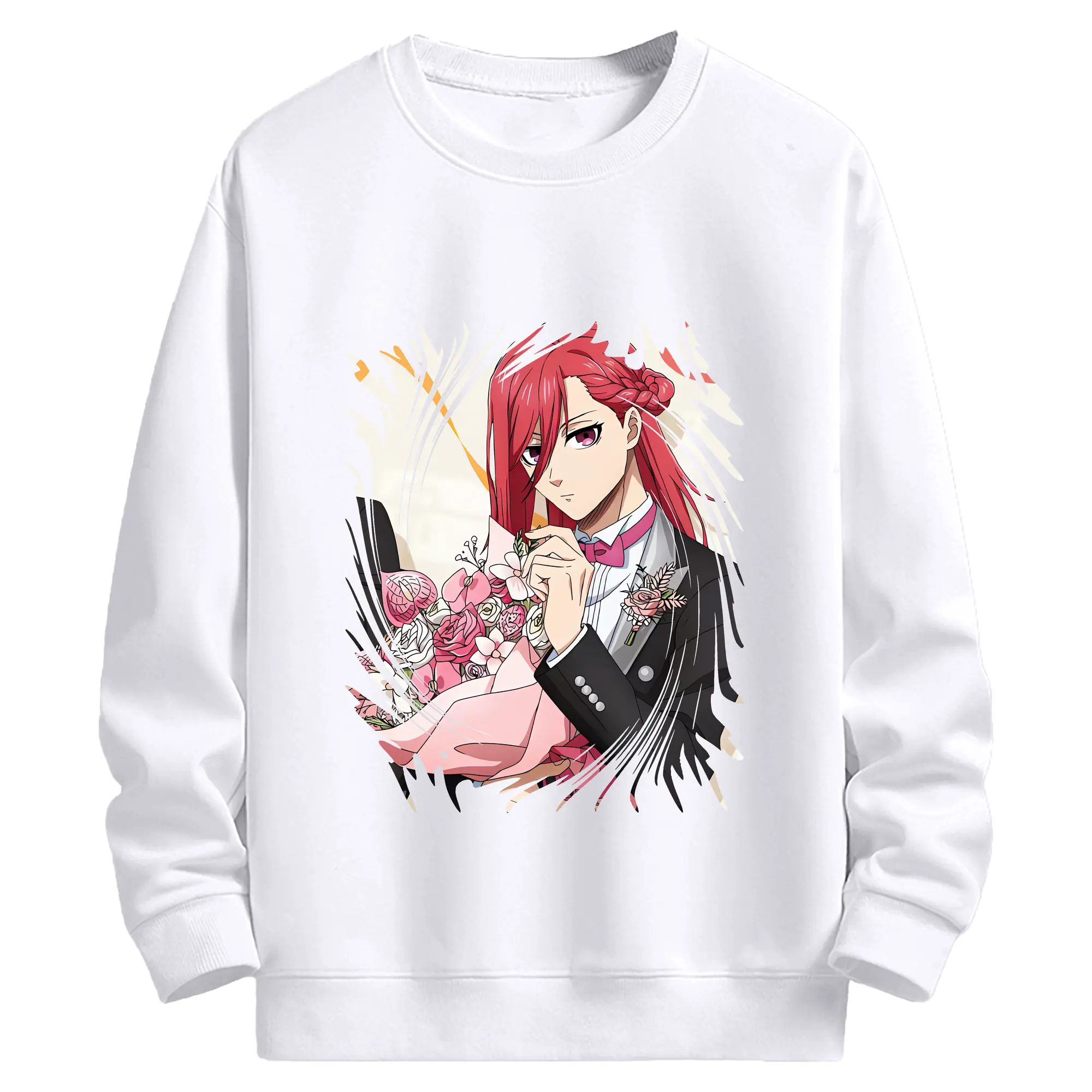 ブルーロック グッズ 千切 豹馬 - 高品質 クルーネック スウェット ・ コットン59％ ポリエステル41％ ・ ユニセックス 長袖 トレーナー ・ カジュアル デイリー スポーツ 散歩用