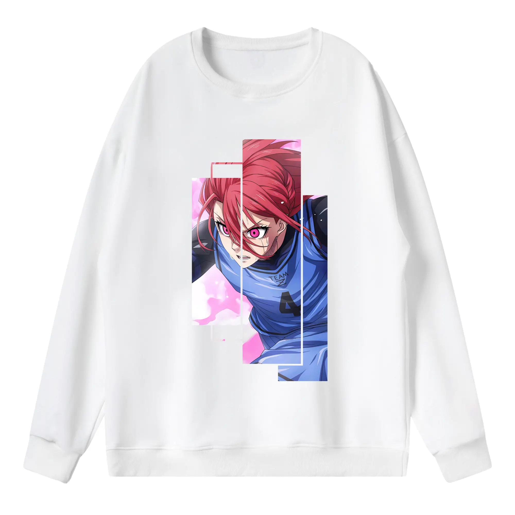 ブルーロック グッズ 千切 豹馬 - 薄手 クルーネック スウェット 裏毛260g · ポリエステル 春秋向け カジュアル 男女兼用 · トレーナー デイリー スポーツ 散歩に最適