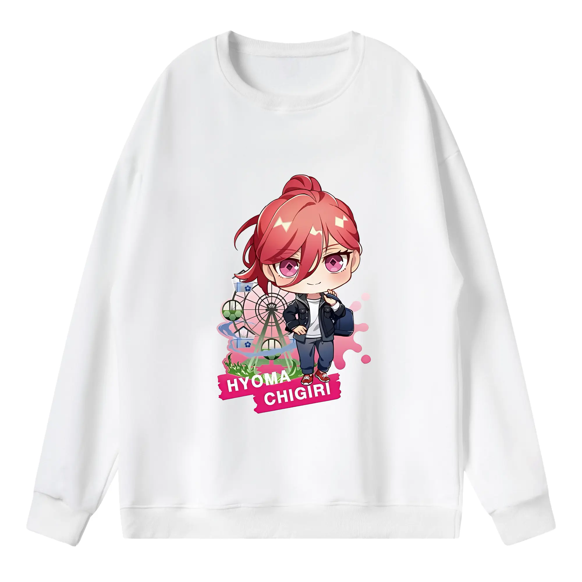 ブルーロック グッズ 千切 豹馬 - 薄手 クルーネック スウェット 裏毛260g · ポリエステル 春秋向け カジュアル 男女兼用 · トレーナー デイリー スポーツ 散歩に最適