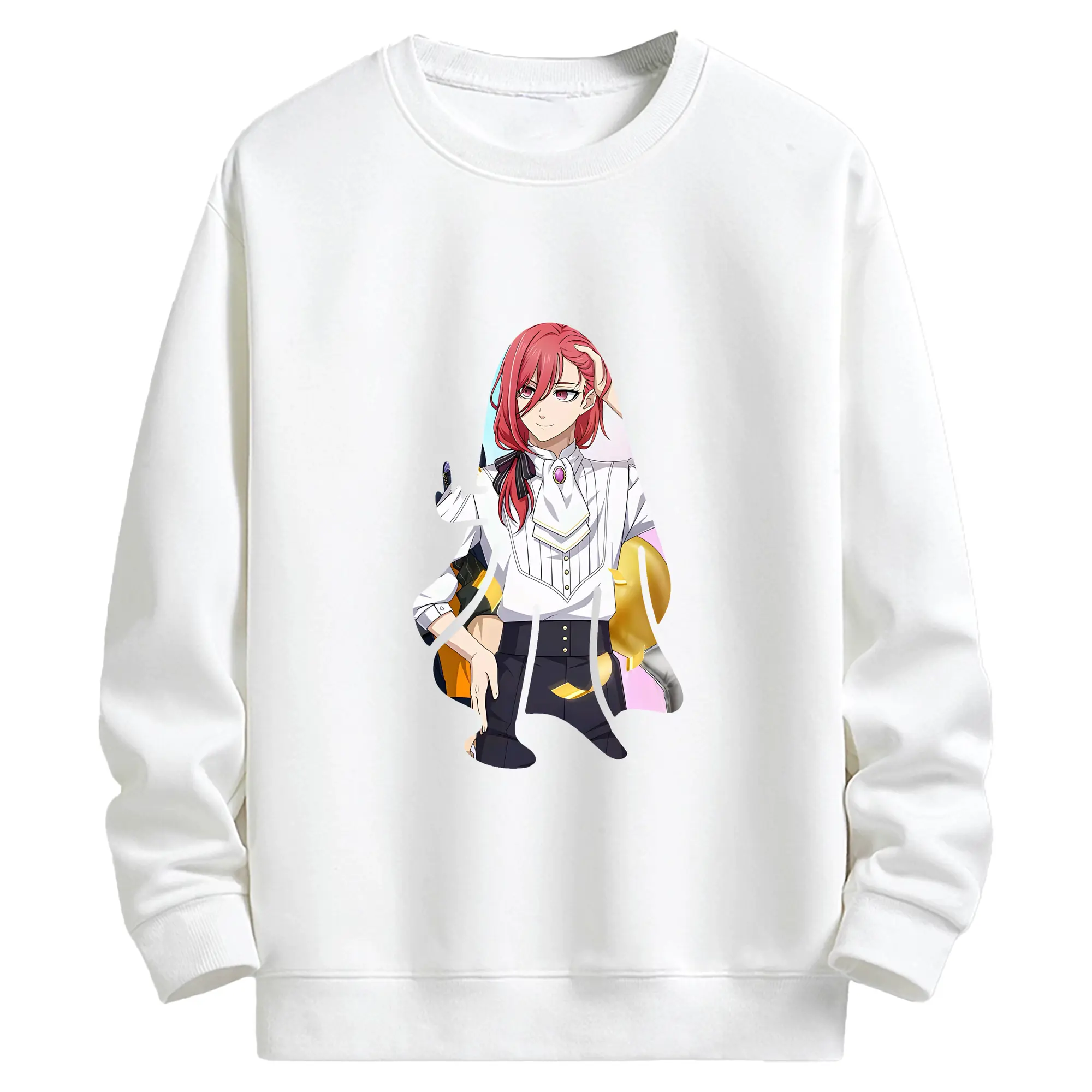 ブルーロック グッズ 千切 豹馬 - キッズ クルーネックスウェットシャツ ・ フロントプリント ・ 綿80％ ポリエステル20％ ・ 快適 通学 スポーツ 日常使い お散歩用