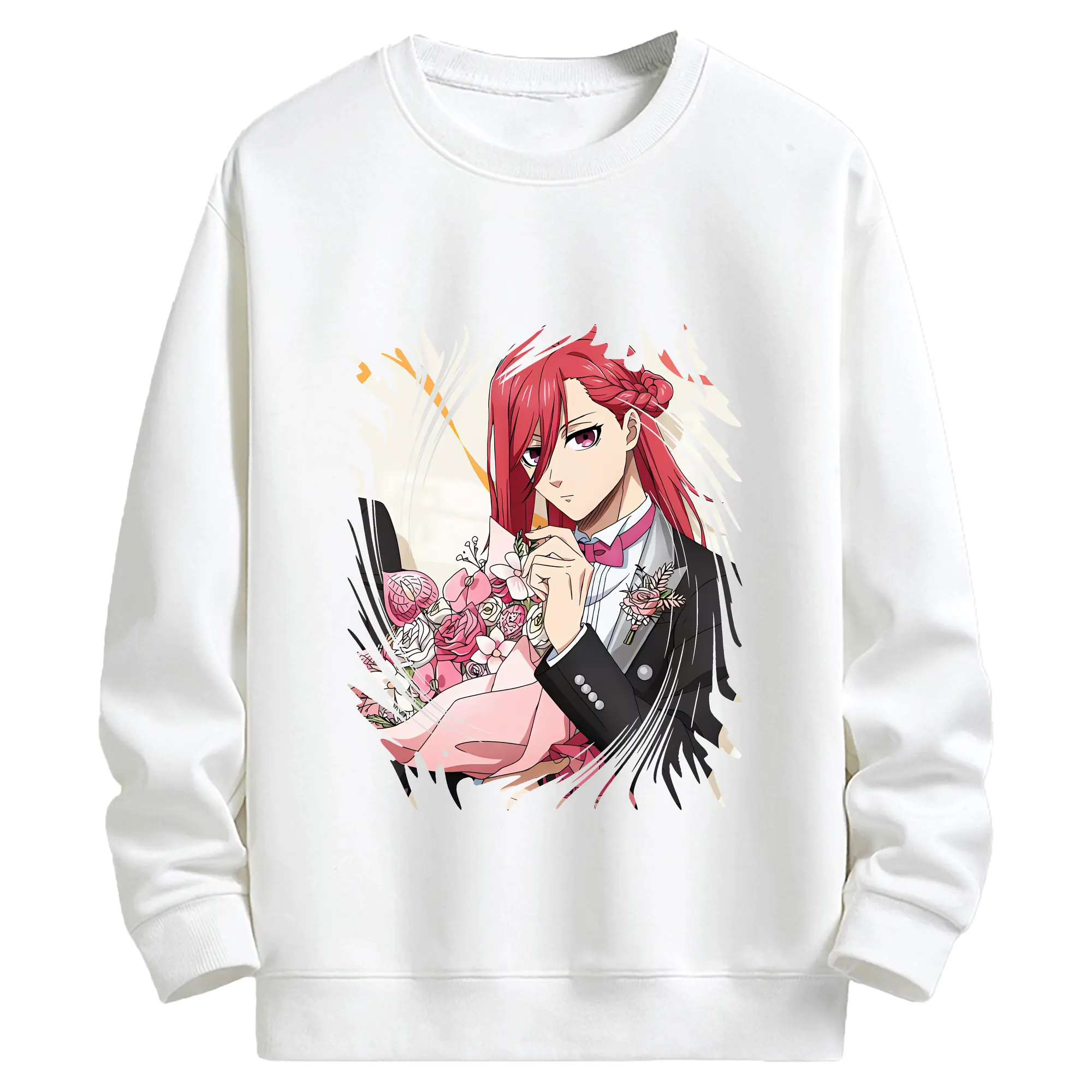 ブルーロック グッズ 千切 豹馬 - キッズ クルーネックスウェットシャツ ・ フロントプリント ・ 綿80％ ポリエステル20％ ・ 快適 通学 スポーツ 日常使い お散歩用