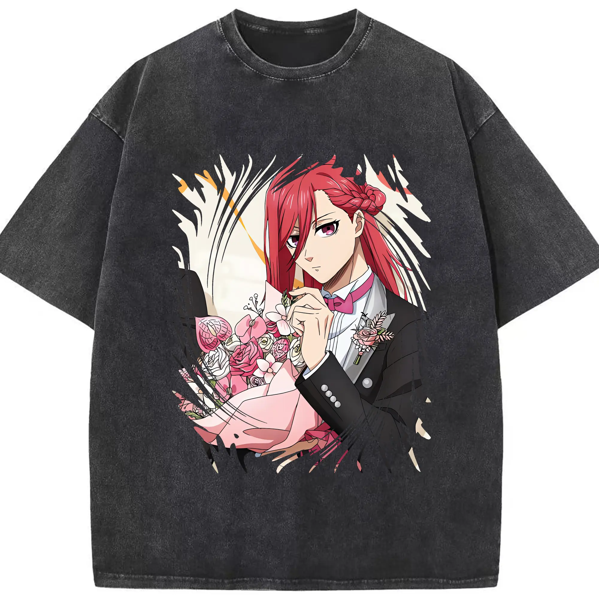 ブルーロック グッズ 千切 豹馬 - 綿100％ ヴィンテージ風 半袖Tシャツ ・ フロントプリント ・ 柔らか肌触り ・ 通気性 快適 ・ スポーツ カジュアル 外出用