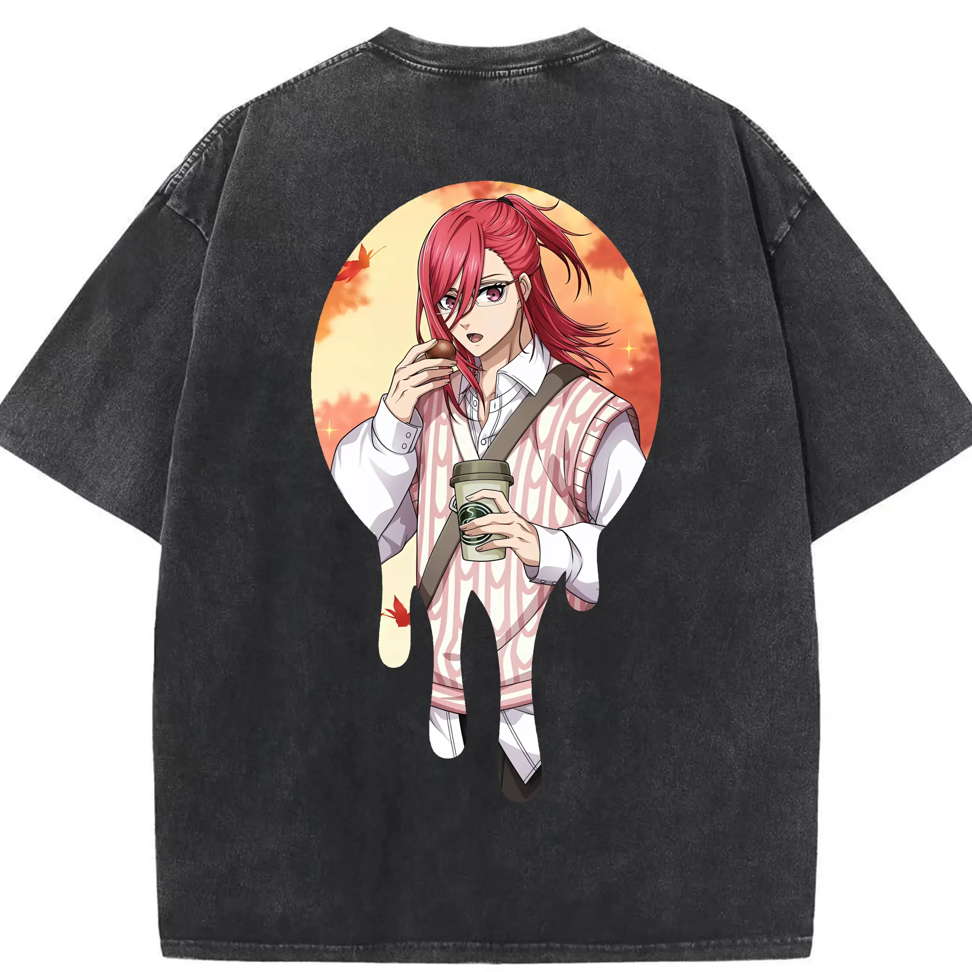 ブルーロック グッズ 千切 豹馬 - 綿100％ ヴィンテージ風 半袖Tシャツ ・ 背面プリント ・ 柔らか肌触り ・ 通気性 快適 ・ スポーツ カジュアル 外出用