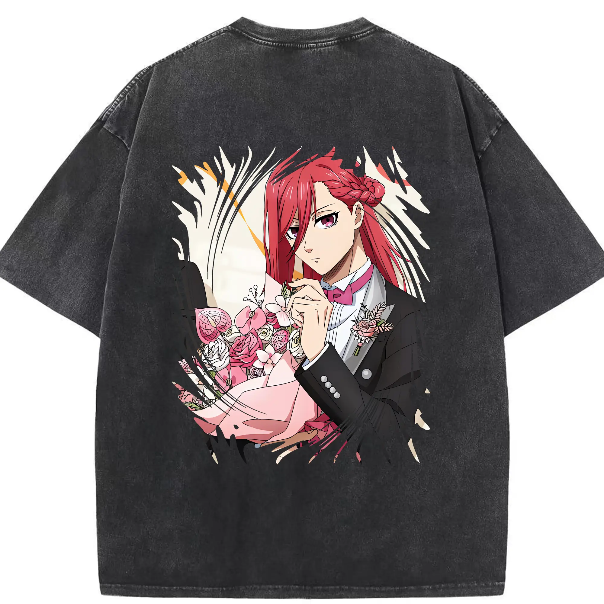 ブルーロック グッズ 千切 豹馬 - 綿100％ ヴィンテージ風 半袖Tシャツ ・ 背面プリント ・ 柔らか肌触り ・ 通気性 快適 ・ スポーツ カジュアル 外出用