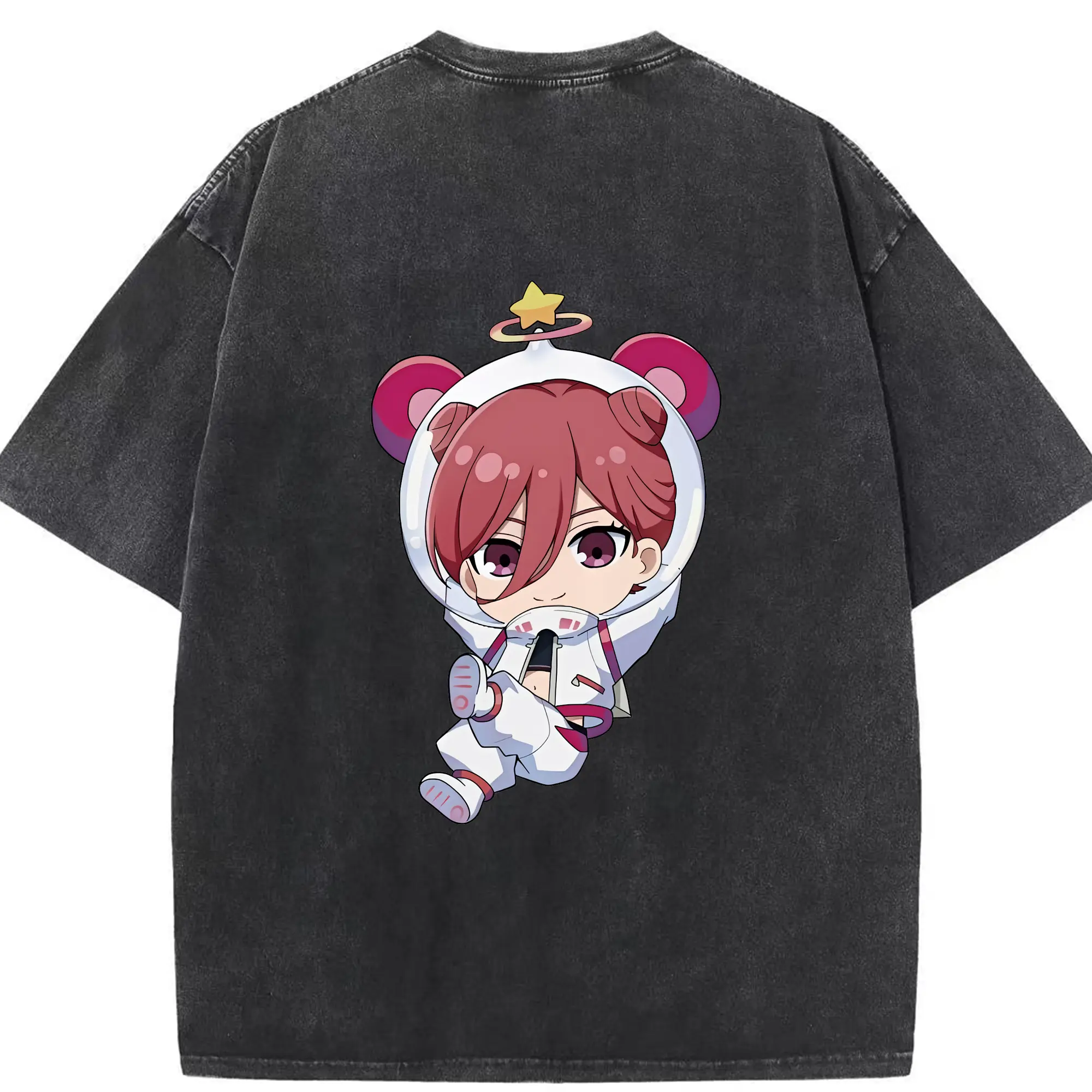 ブルーロック グッズ 千切 豹馬 - 綿100％ ヴィンテージ風 半袖Tシャツ ・ 背面プリント ・ 柔らか肌触り ・ 通気性 快適 ・ スポーツ カジュアル 外出用