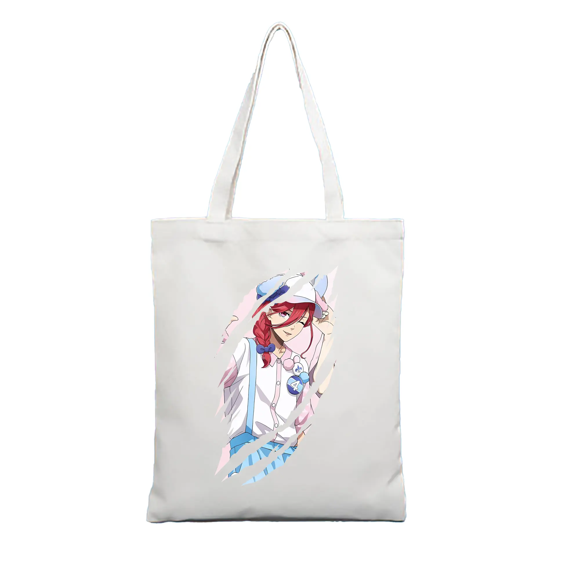 ブルーロック グッズ 千切 豹馬 - 縦型キャンバス手提げバッグ（トートバッグ） ・ キャンバス素材 ・ ショッピング用 ・ 軽量 丈夫 お手入れ簡単