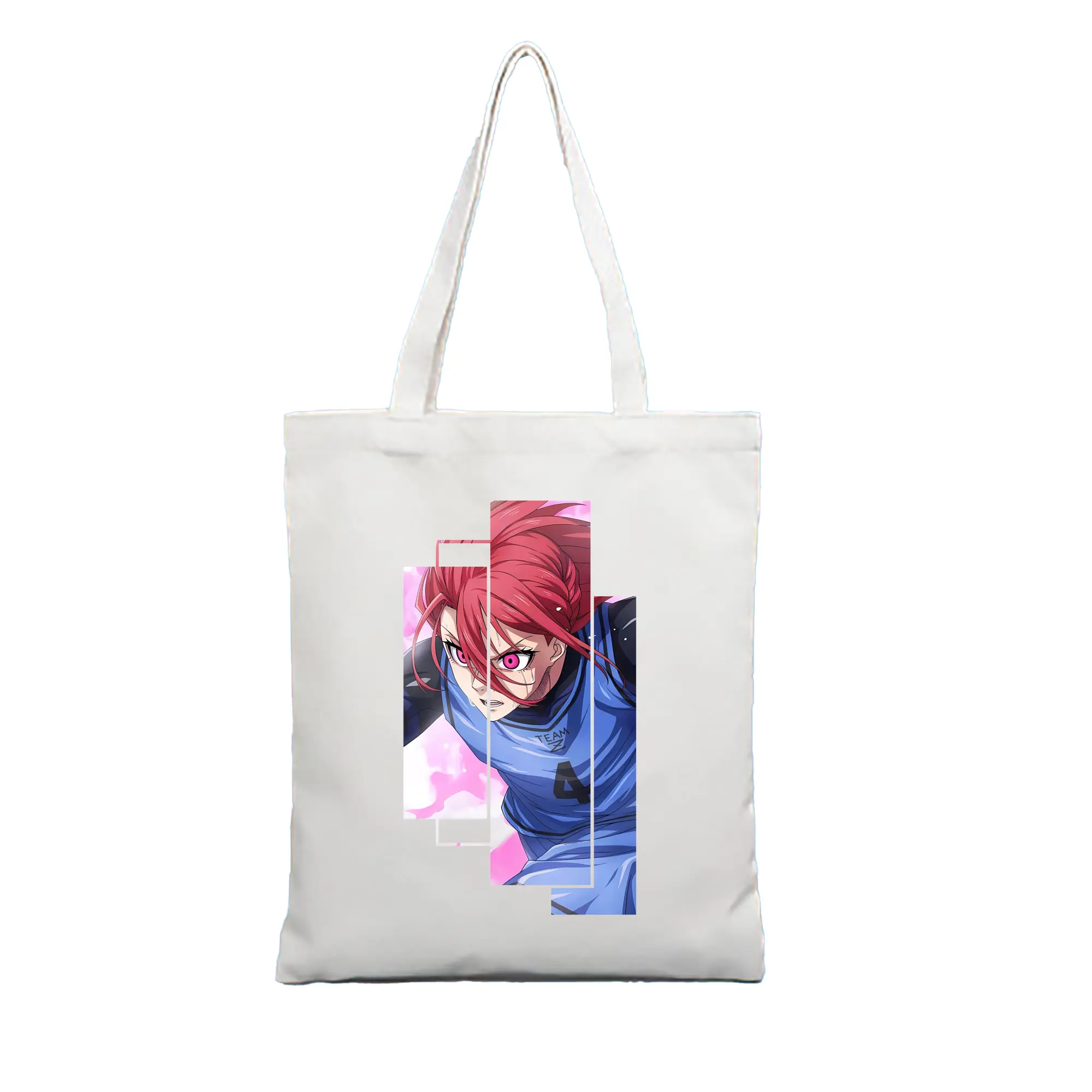 ブルーロック グッズ 千切 豹馬 - 縦型キャンバス手提げバッグ（トートバッグ） ・ キャンバス素材 ・ ショッピング用 ・ 軽量 丈夫 お手入れ簡単