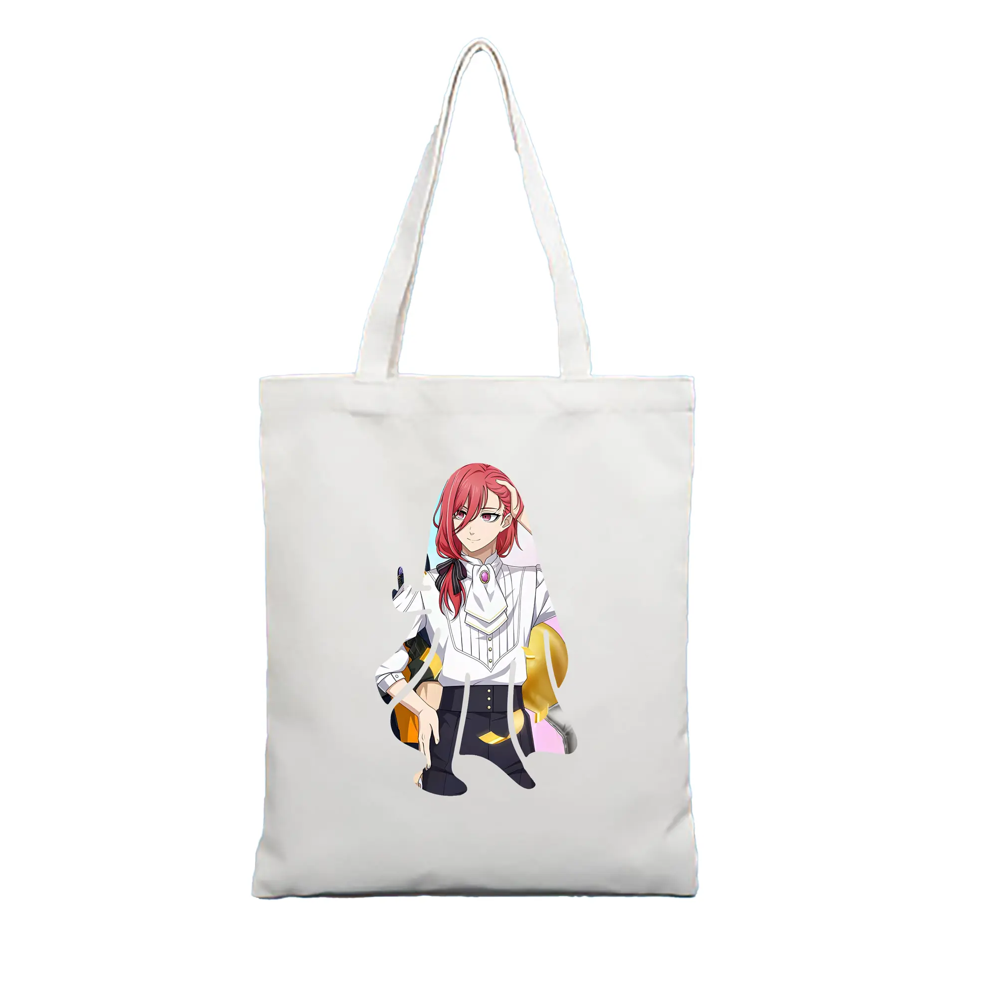 ブルーロック グッズ 千切 豹馬 - 縦型キャンバス手提げバッグ（トートバッグ） ・ キャンバス素材 ・ ショッピング用 ・ 軽量 丈夫 お手入れ簡単