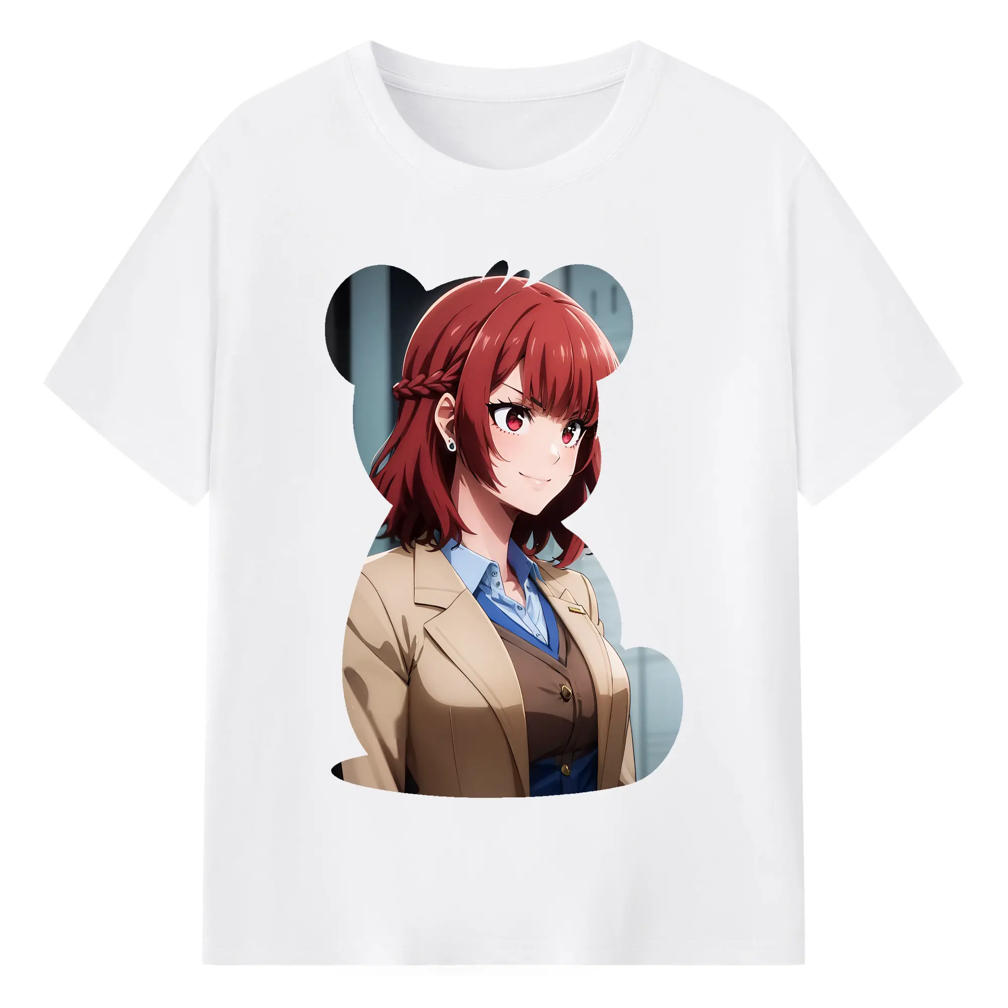 ブルーロック グッズ 帝襟 安里 - 綿100％ 半袖Tシャツ ・ フロントプリント ・ 快適 通気性 ・ 日常使い 散歩 スポーツ用