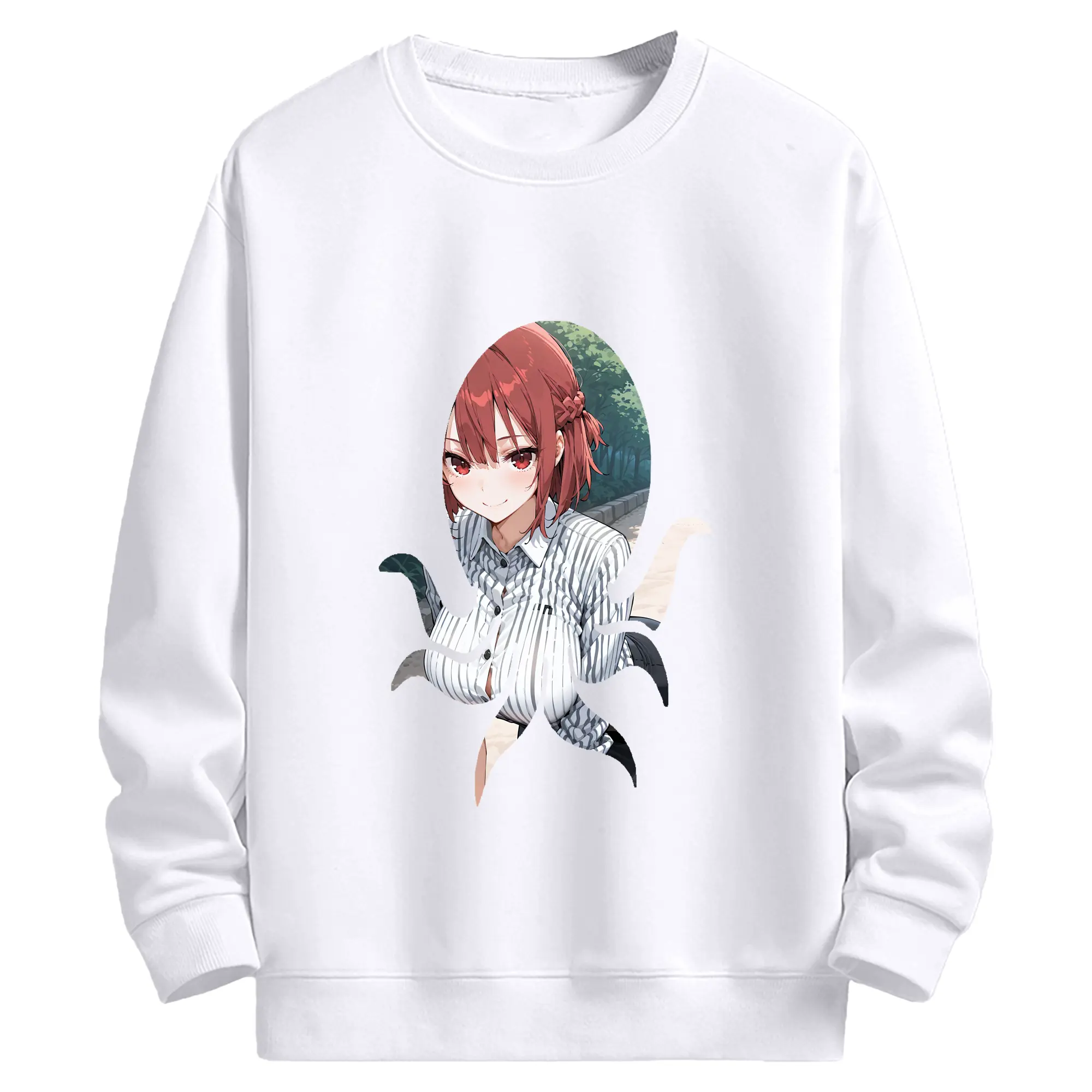 ブルーロック グッズ 帝襟 安里 - 高品質 クルーネック スウェット ・ コットン59％ ポリエステル41％ ・ ユニセックス 長袖 トレーナー ・ カジュアル デイリー スポーツ 散歩用