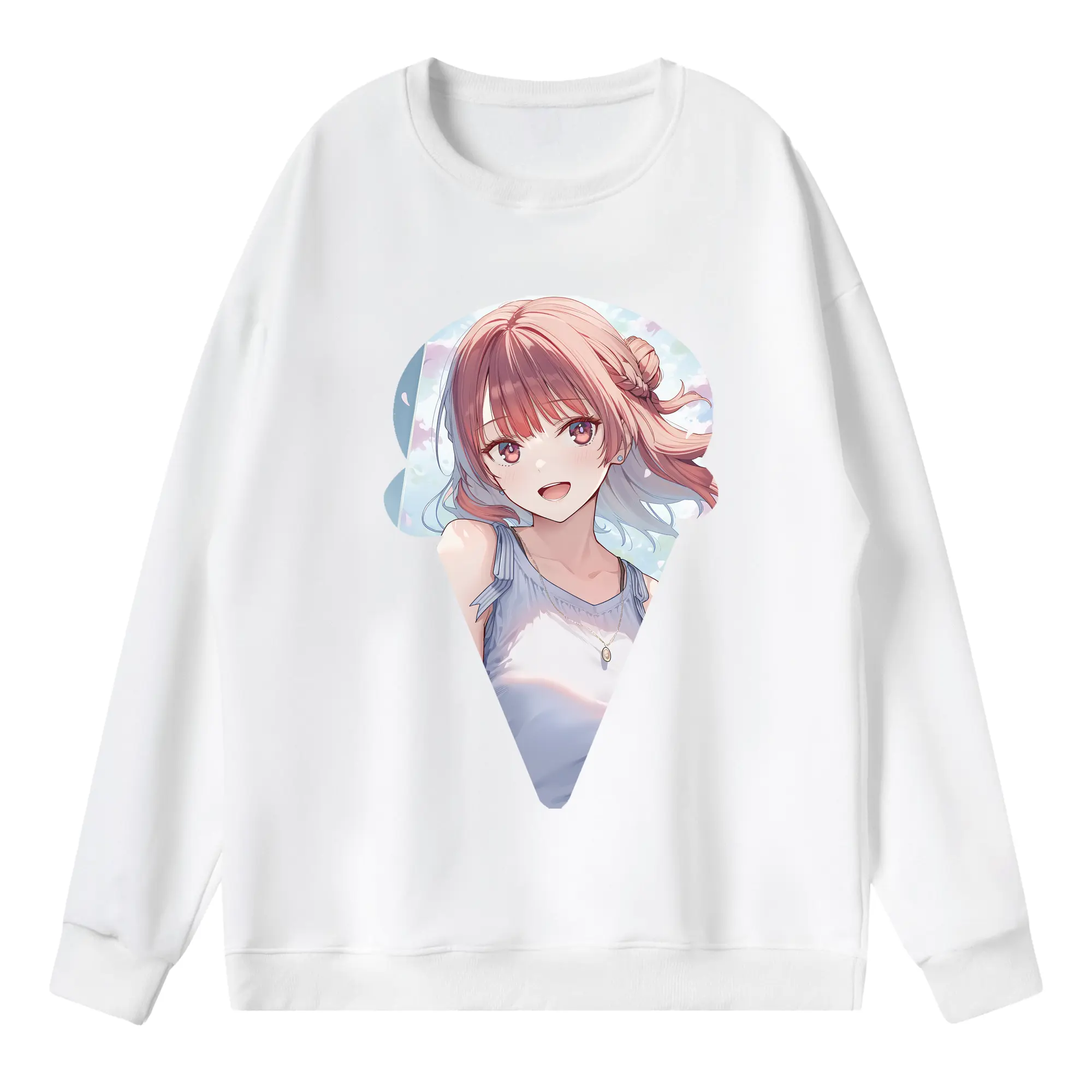 ブルーロック グッズ 帝襟 安里 - 薄手 クルーネック スウェット 裏毛260g · ポリエステル 春秋向け カジュアル 男女兼用 · トレーナー デイリー スポーツ 散歩に最適