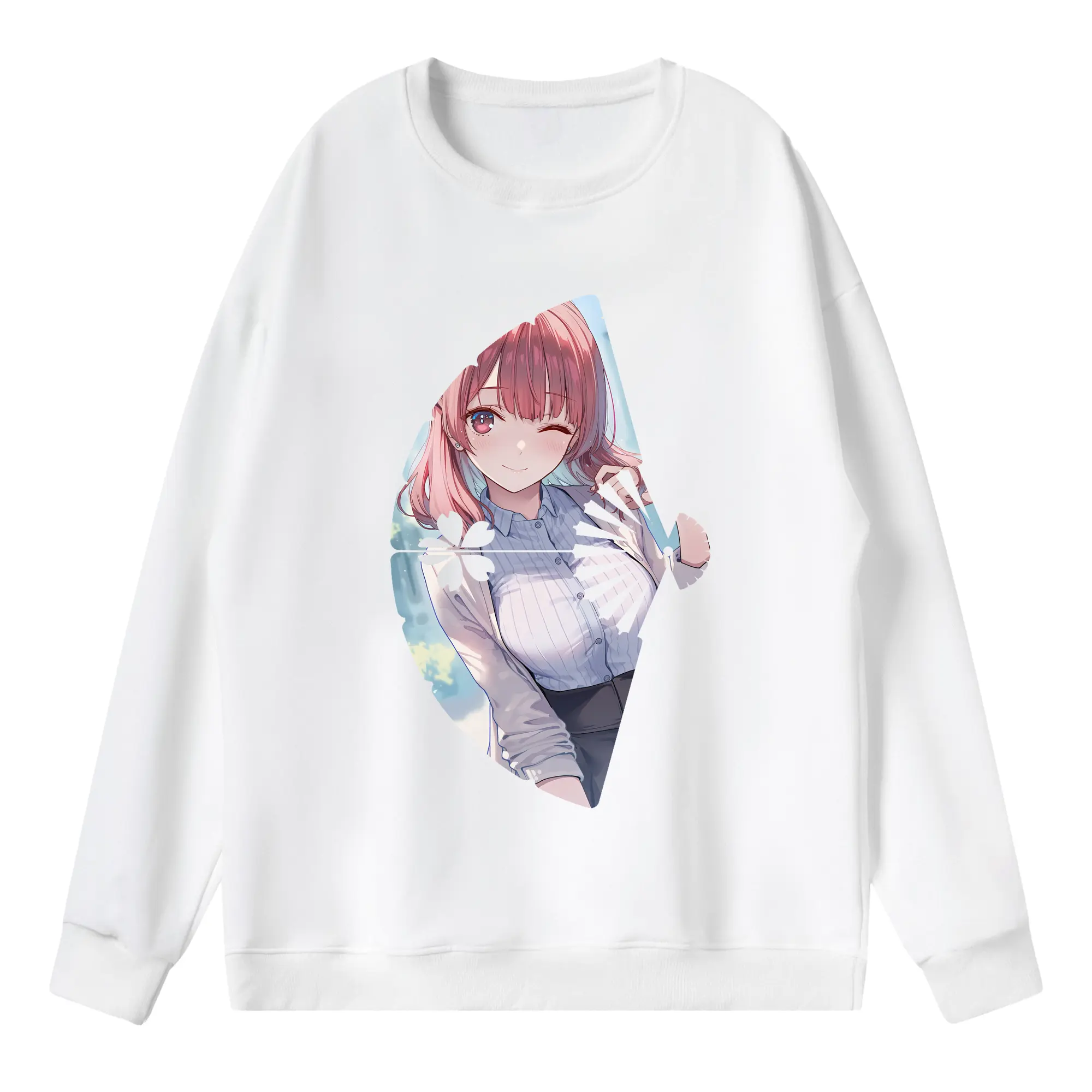 ブルーロック グッズ 帝襟 安里 - 薄手 クルーネック スウェット 裏毛260g · ポリエステル 春秋向け カジュアル 男女兼用 · トレーナー デイリー スポーツ 散歩に最適