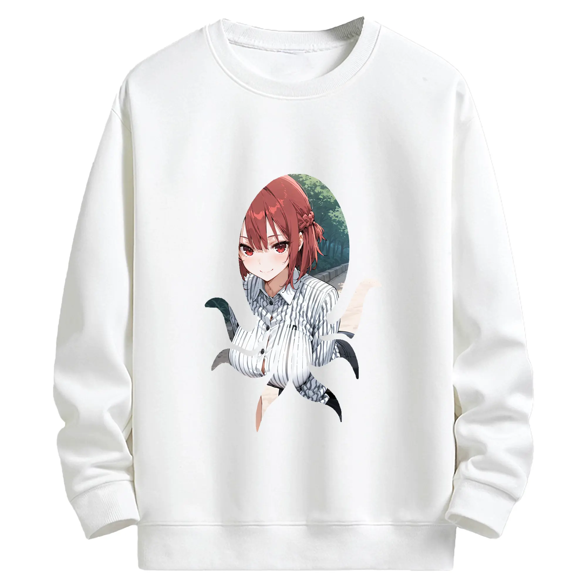 ブルーロック グッズ 帝襟 安里 - キッズ クルーネックスウェットシャツ ・ フロントプリント ・ 綿80％ ポリエステル20％ ・ 快適 通学 スポーツ 日常使い お散歩用