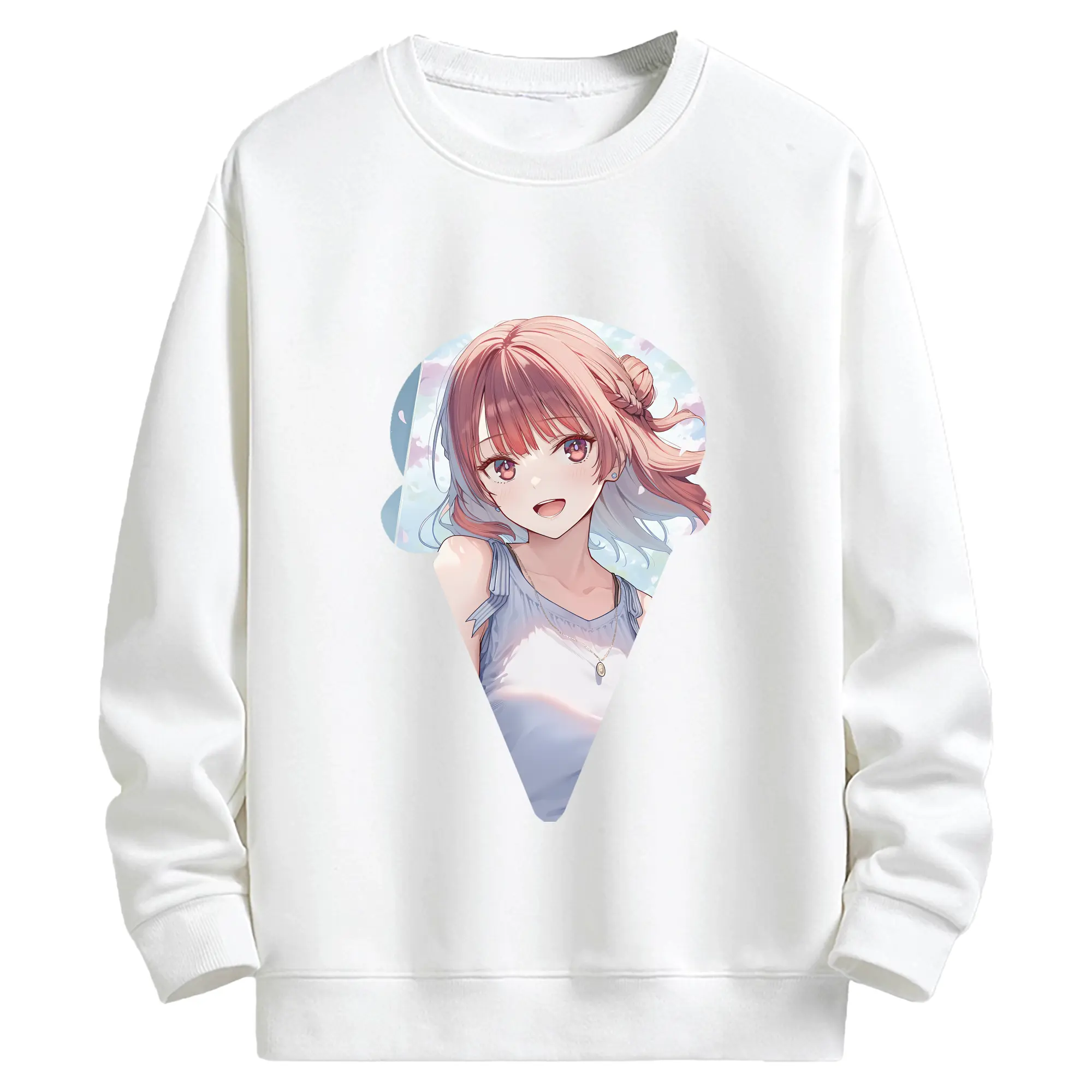 ブルーロック グッズ 帝襟 安里 - キッズ クルーネックスウェットシャツ ・ フロントプリント ・ 綿80％ ポリエステル20％ ・ 快適 通学 スポーツ 日常使い お散歩用