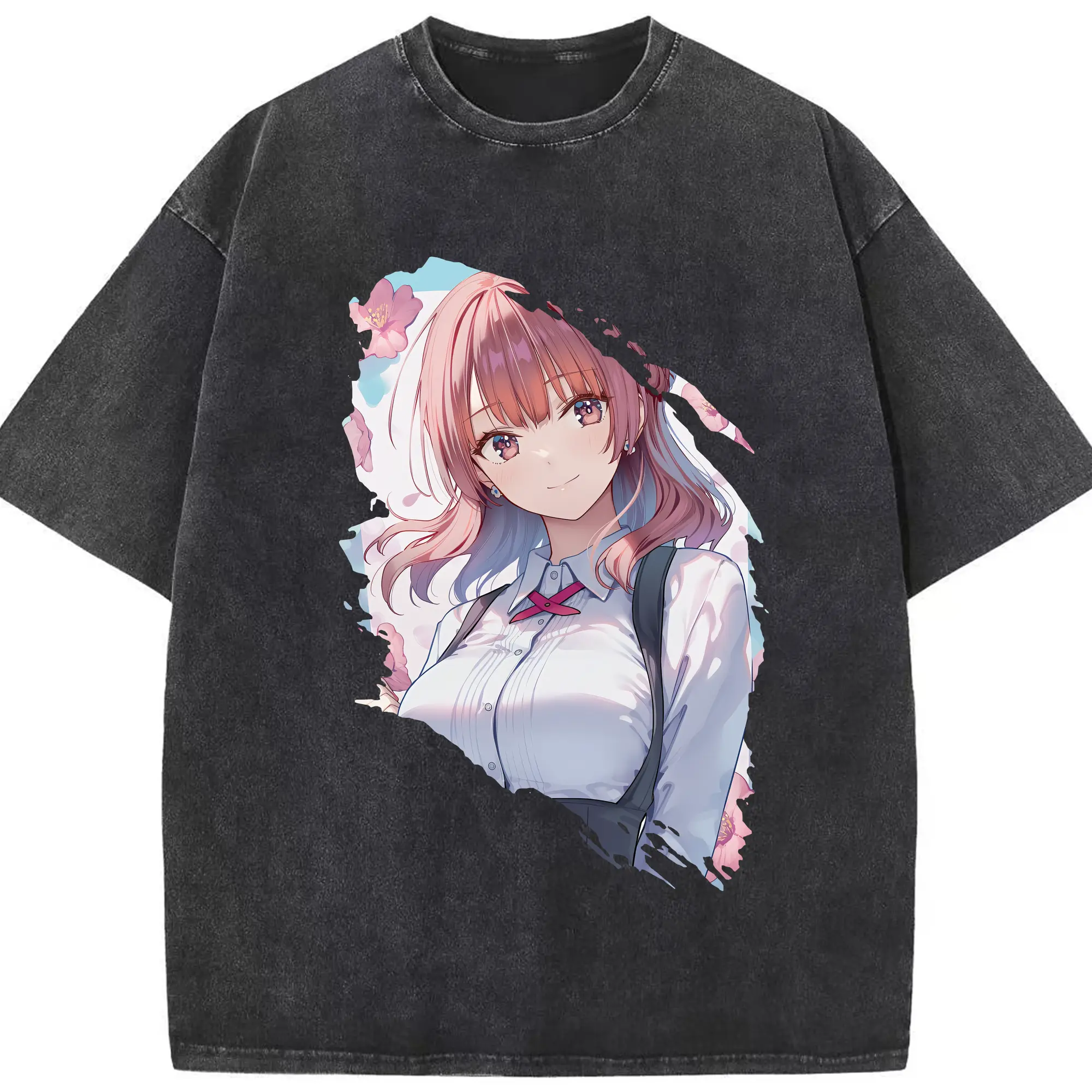 ブルーロック グッズ 帝襟 安里 - 綿100％ ヴィンテージ風 半袖Tシャツ ・ フロントプリント ・ 柔らか肌触り ・ 通気性 快適 ・ スポーツ カジュアル 外出用