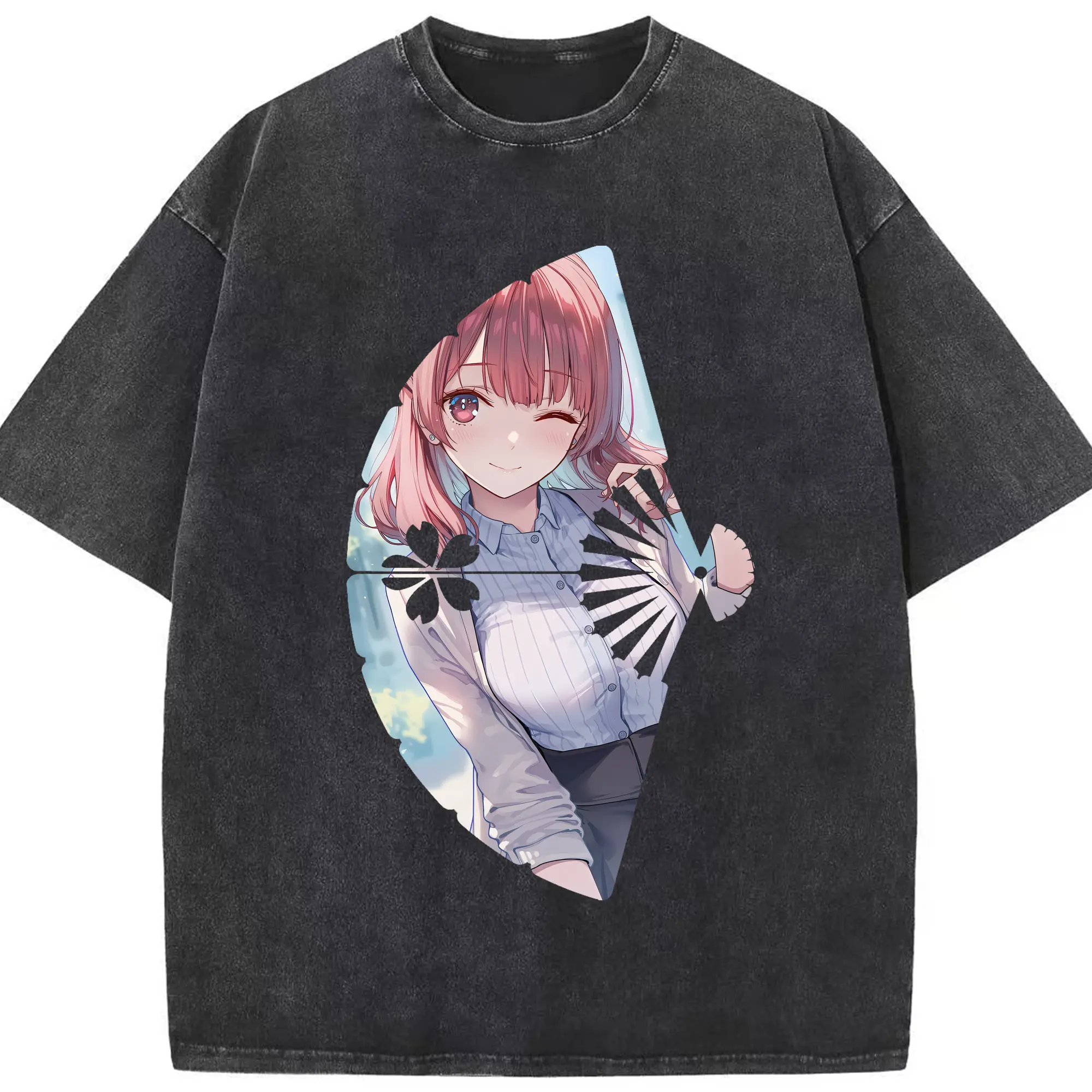 ブルーロック グッズ 帝襟 安里 - 綿100％ ヴィンテージ風 半袖Tシャツ ・ フロントプリント ・ 柔らか肌触り ・ 通気性 快適 ・ スポーツ カジュアル 外出用