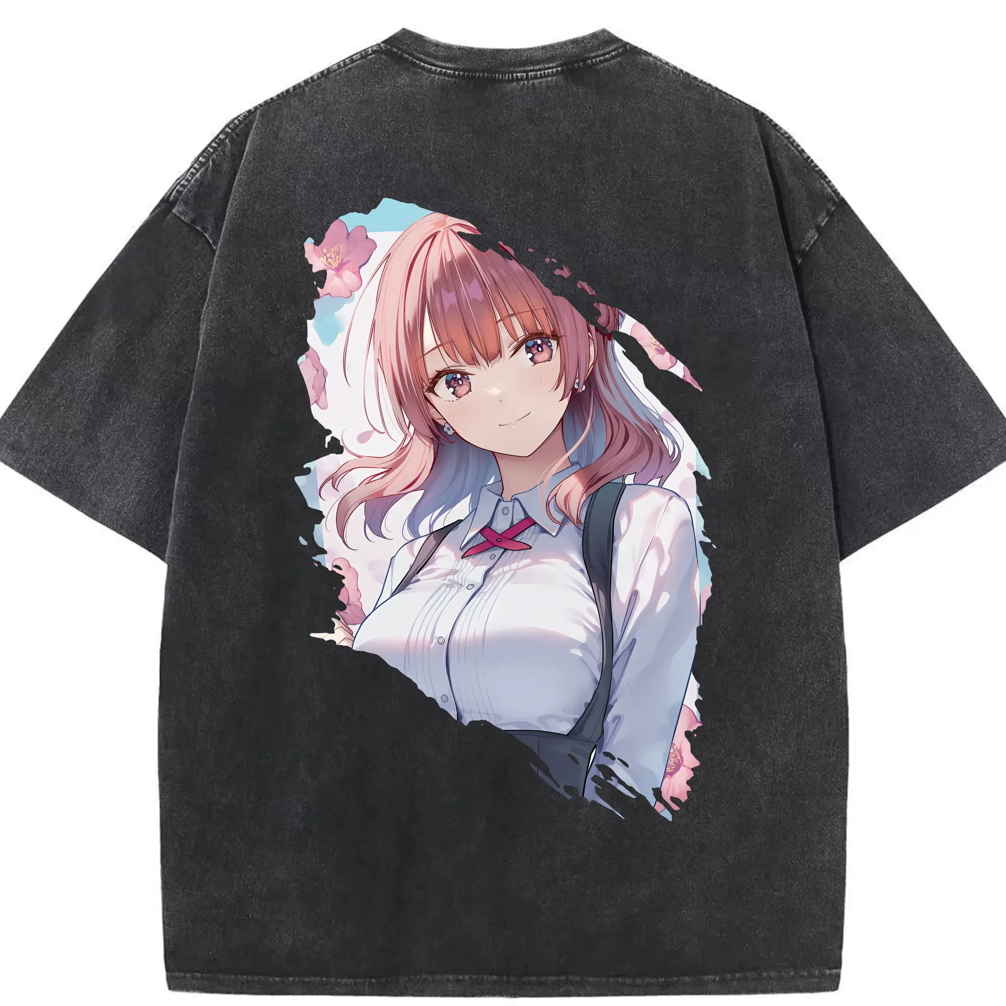 ブルーロック グッズ 帝襟 安里 - 綿100％ ヴィンテージ風 半袖Tシャツ ・ 背面プリント ・ 柔らか肌触り ・ 通気性 快適 ・ スポーツ カジュアル 外出用