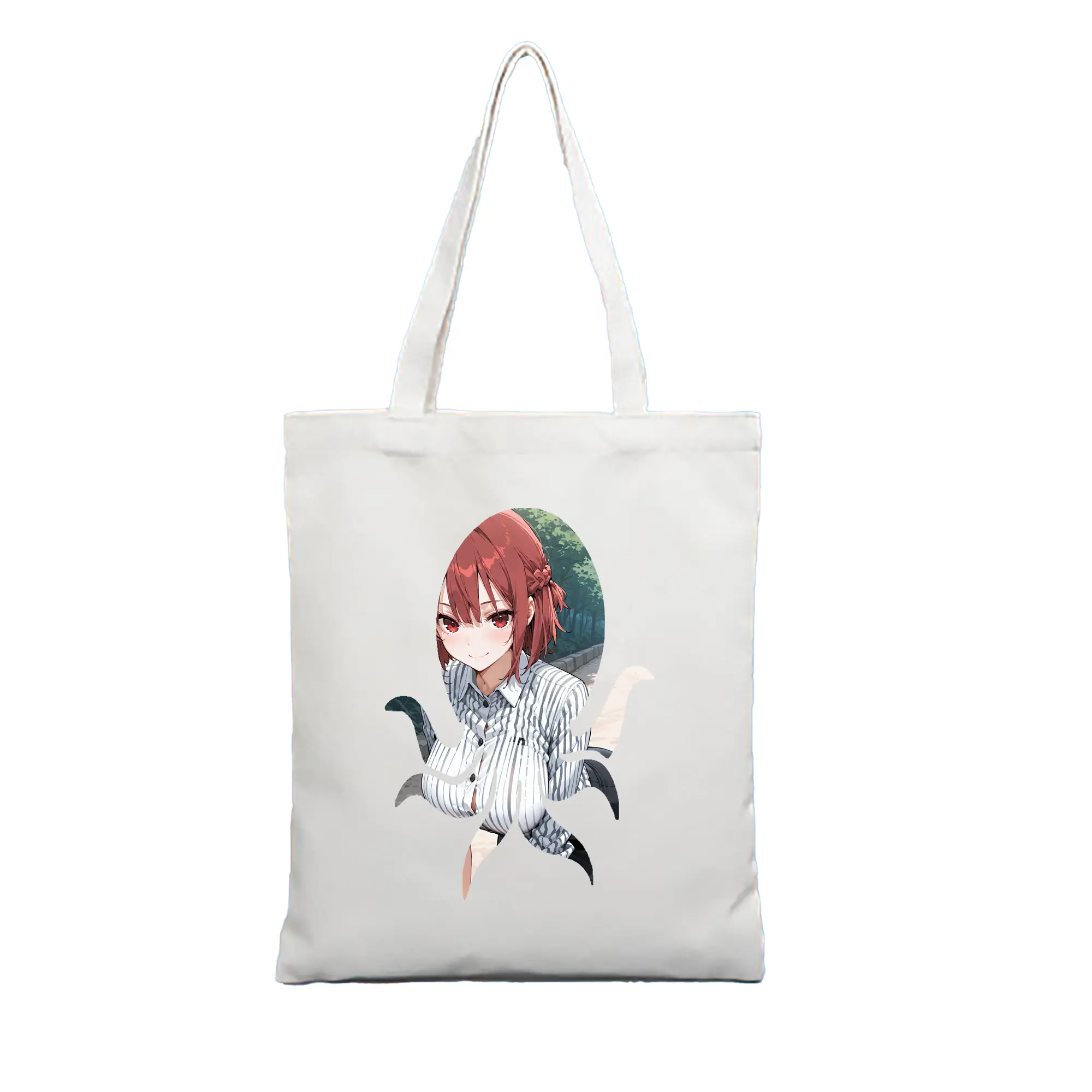 ブルーロック グッズ 帝襟 安里 - 縦型キャンバス手提げバッグ（トートバッグ） ・ キャンバス素材 ・ ショッピング用 ・ 軽量 丈夫 お手入れ簡単