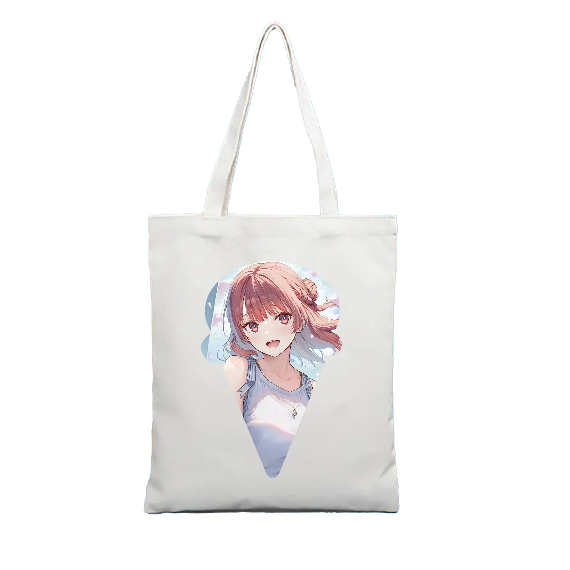 ブルーロック グッズ 帝襟 安里 - 縦型キャンバス手提げバッグ（トートバッグ） ・ キャンバス素材 ・ ショッピング用 ・ 軽量 丈夫 お手入れ簡単