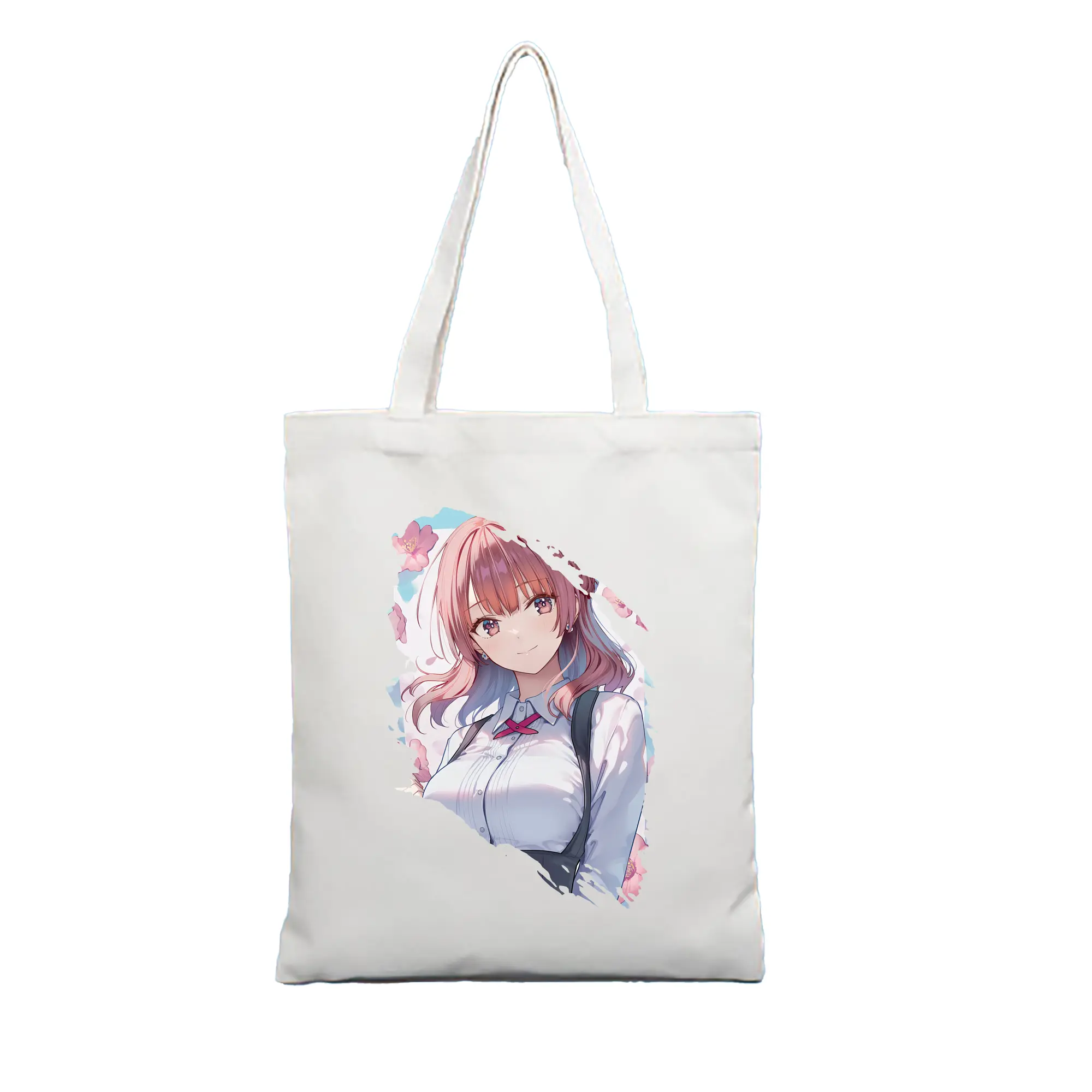 ブルーロック グッズ 帝襟 安里 - 縦型キャンバス手提げバッグ（トートバッグ） ・ キャンバス素材 ・ ショッピング用 ・ 軽量 丈夫 お手入れ簡単