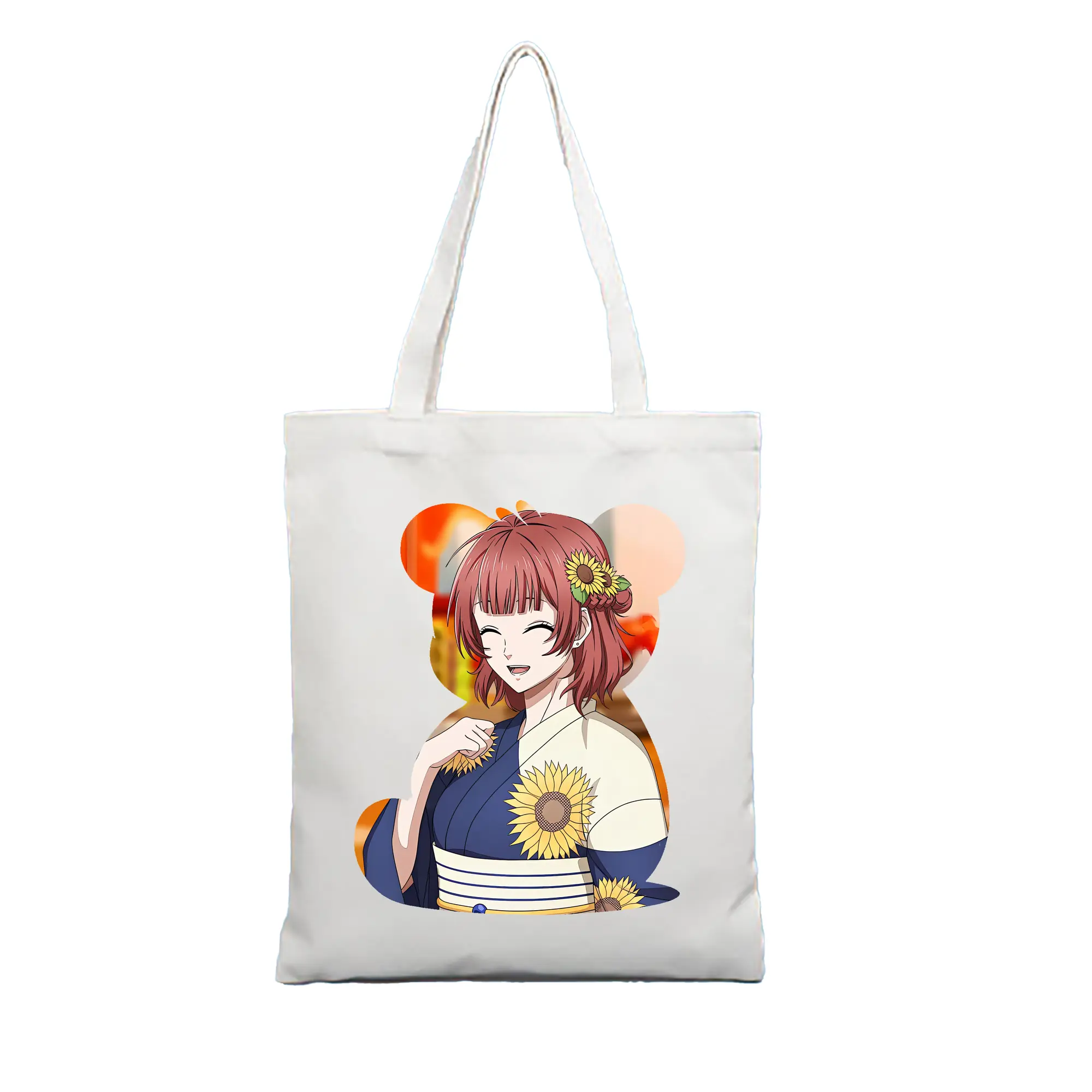 ブルーロック グッズ 帝襟 安里 - 縦型キャンバス手提げバッグ（トートバッグ） ・ キャンバス素材 ・ ショッピング用 ・ 軽量 丈夫 お手入れ簡単